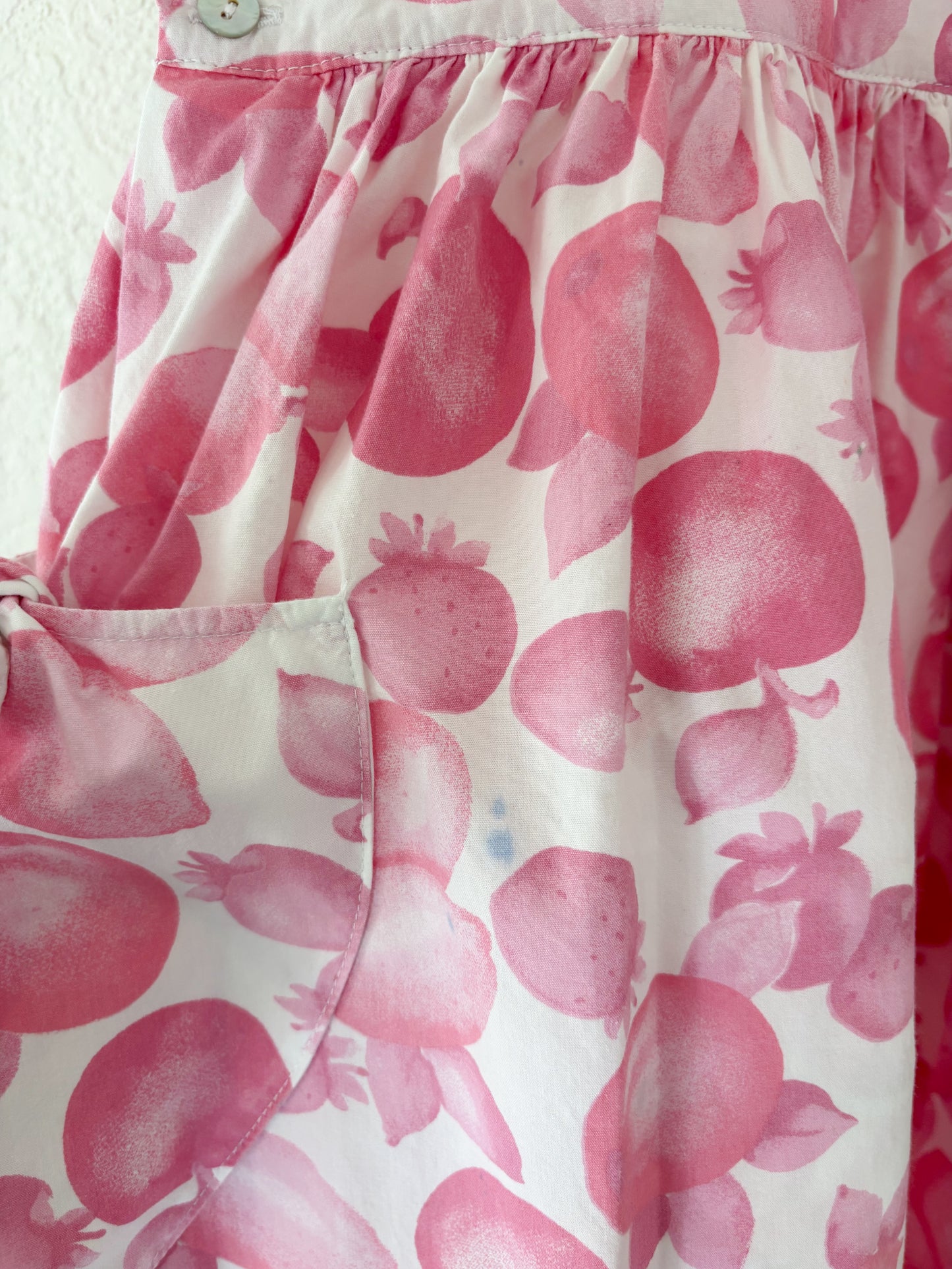 Vintage Comme Une Image French bean AOP fruit dress.