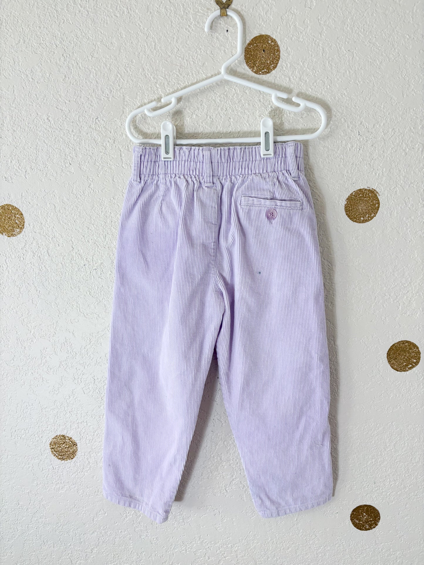 Vintage Pepermint Lane corduroy pants.