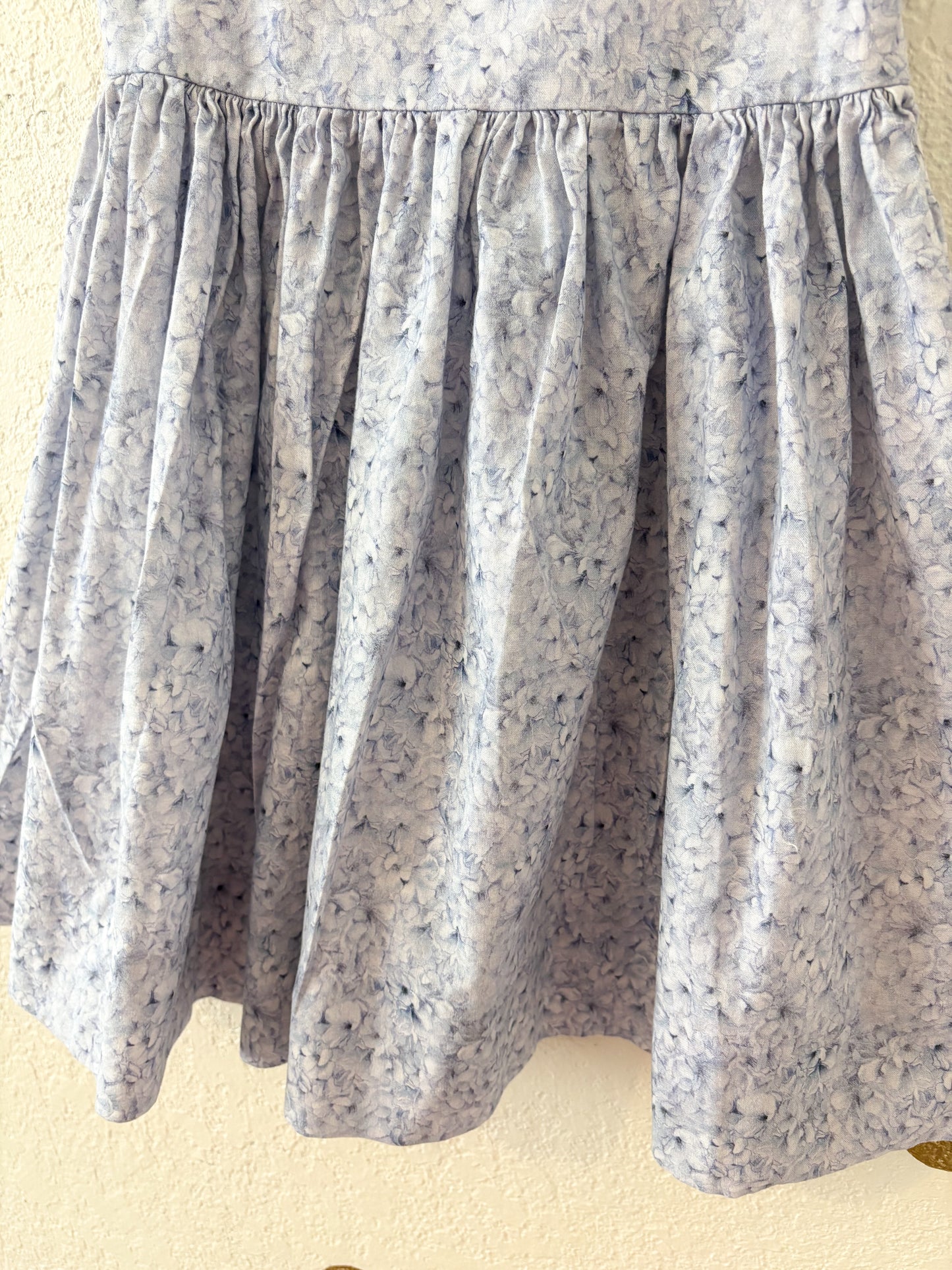 Homemade vintage floral toddler dress.