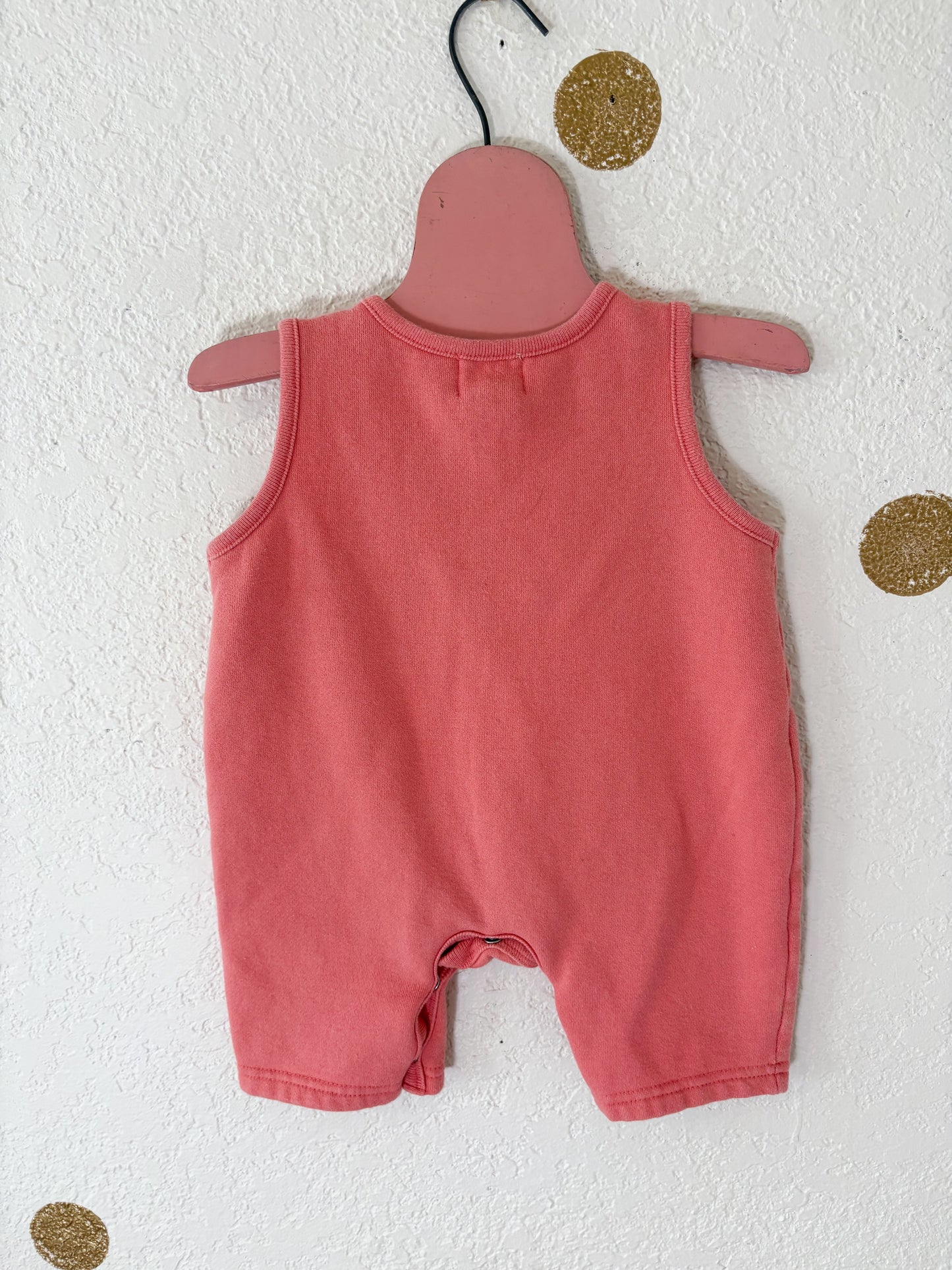 Vintage Gap baby cross stitch cotton romper.