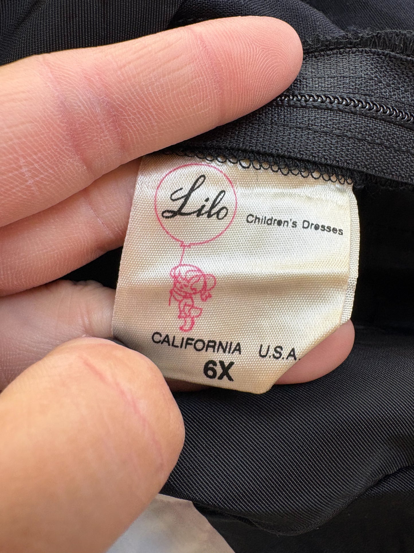 Vintage Lilo California floral party dress.