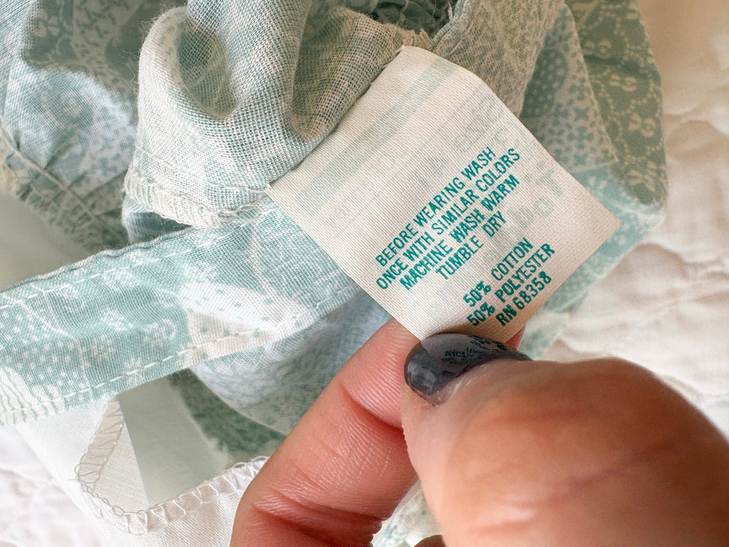 Deadstock vintage Toddletime JC Penney toile print toddler romper