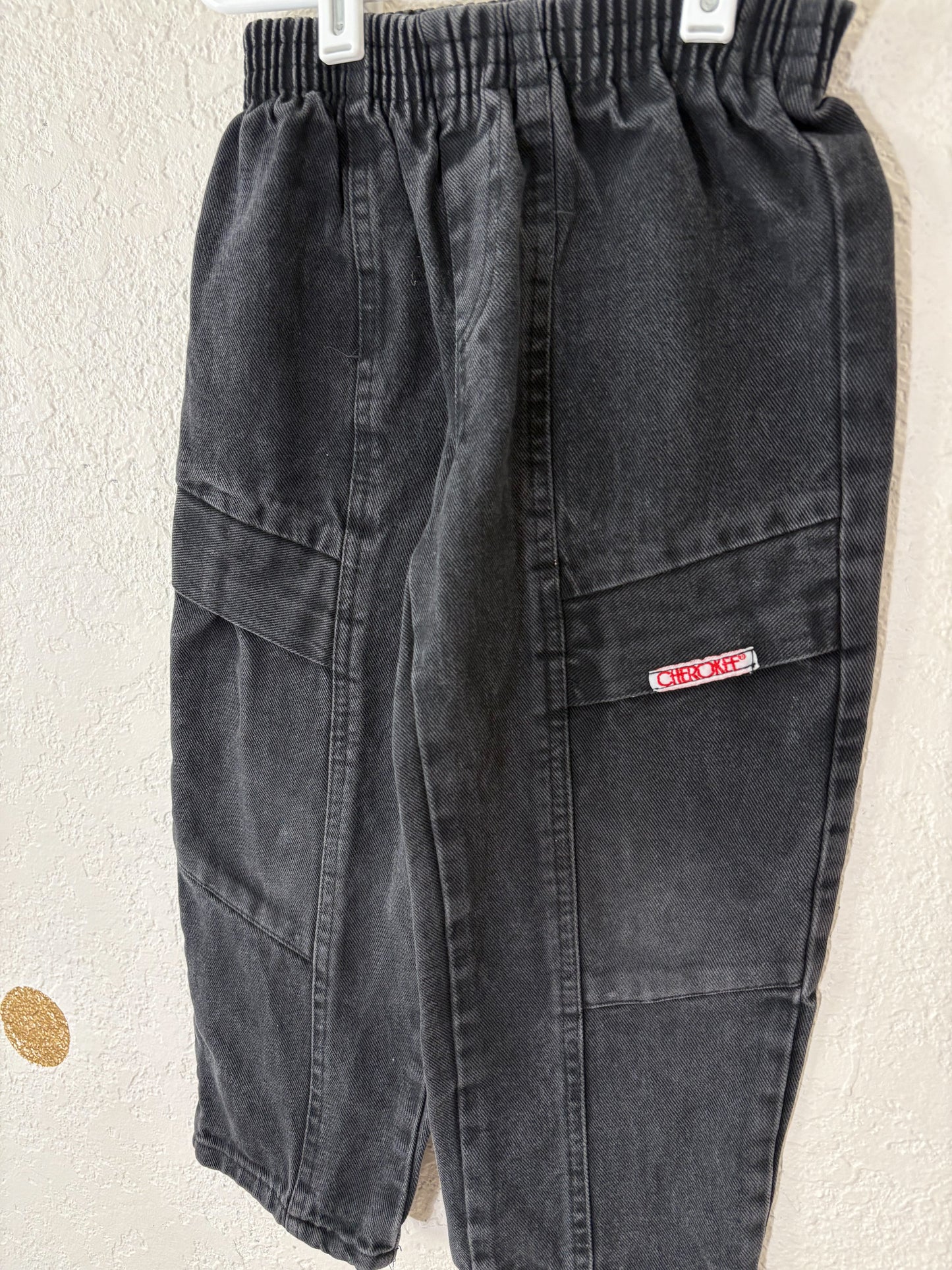 Vintage Cherokee black denim pants.