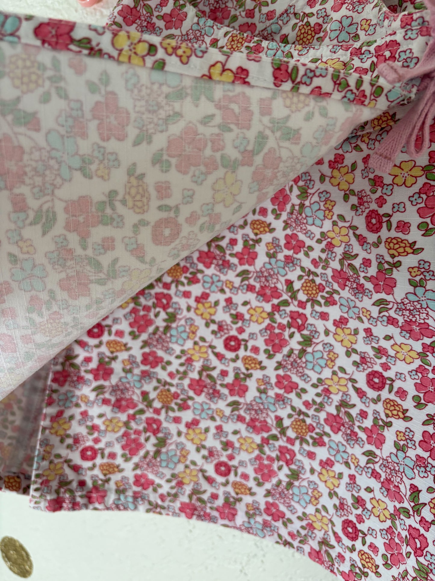 Vintage Old Navy wrap floral baby dress.