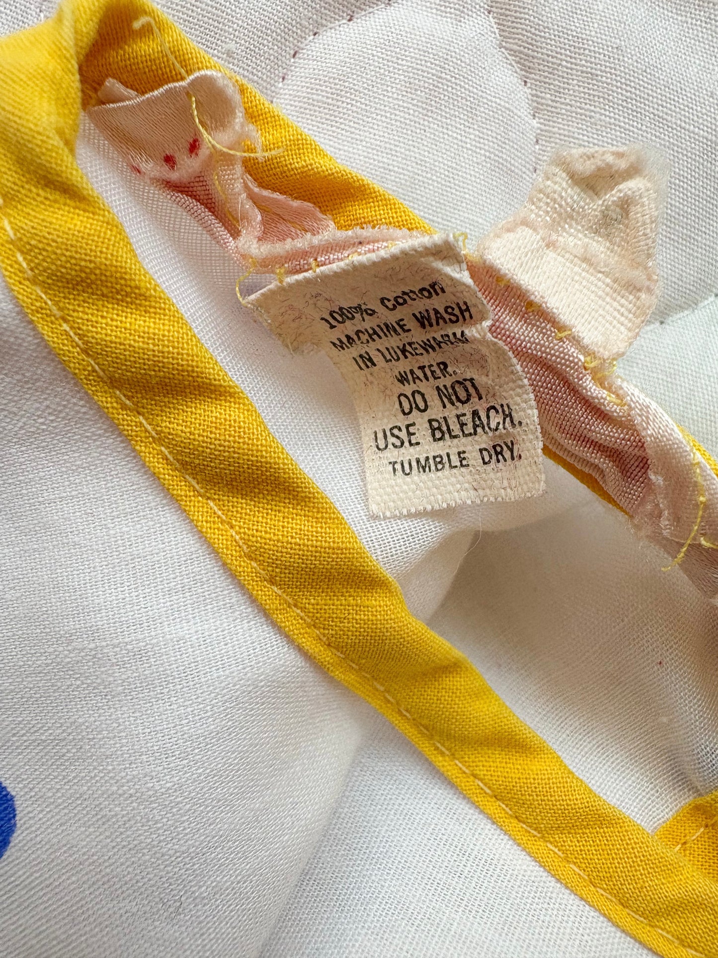 Vintage Sweet Potatoes novelty print dress.