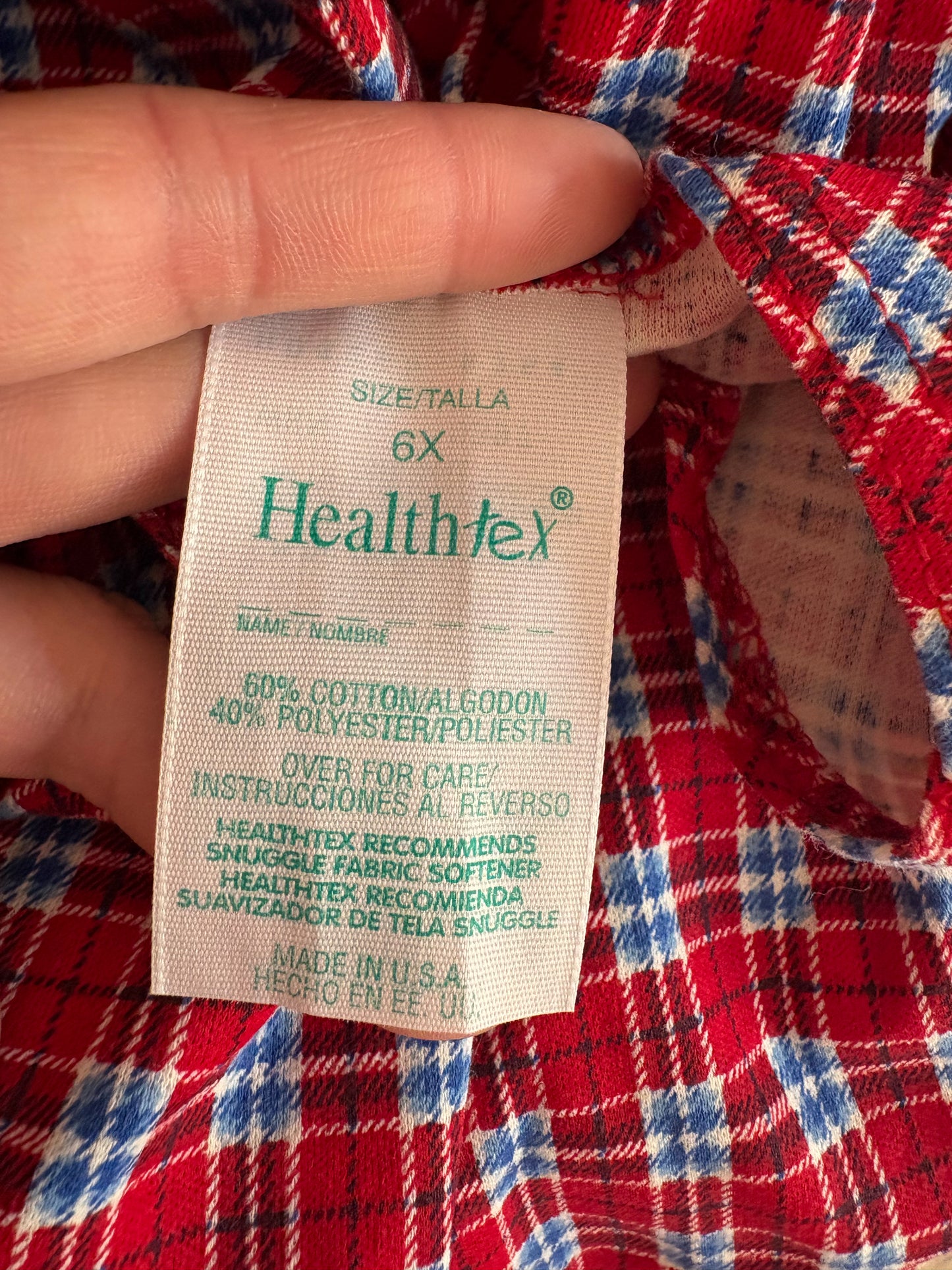 Vintage Healthtex plaid dress.