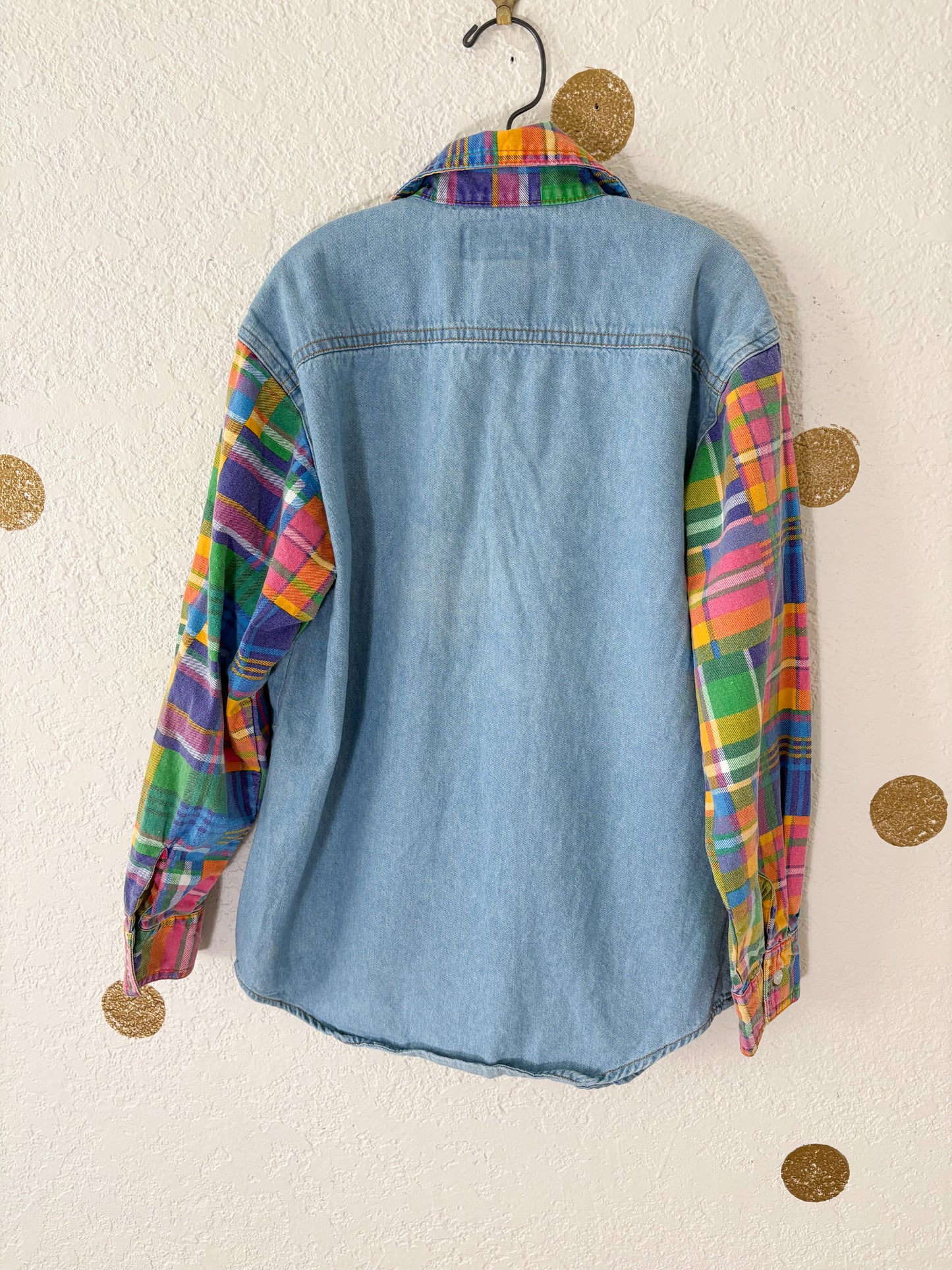 Vintage French Toast GN long sleeve denim button up.