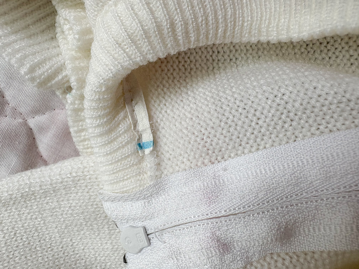 Unbranded vintage acrylic toddler sweater.