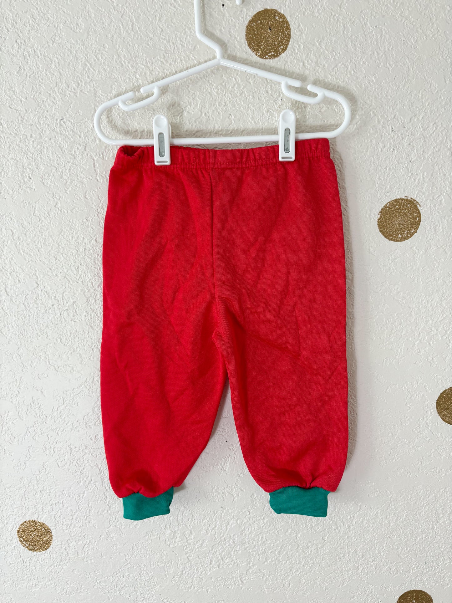 Vintage Santa's Club toodler tracksuit set.
