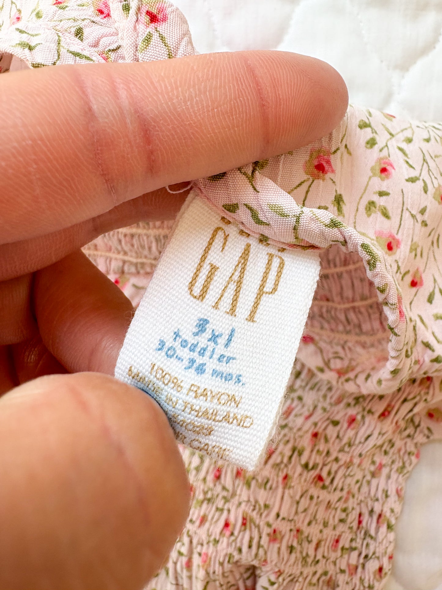 Vintage Gap floral toddler dress.