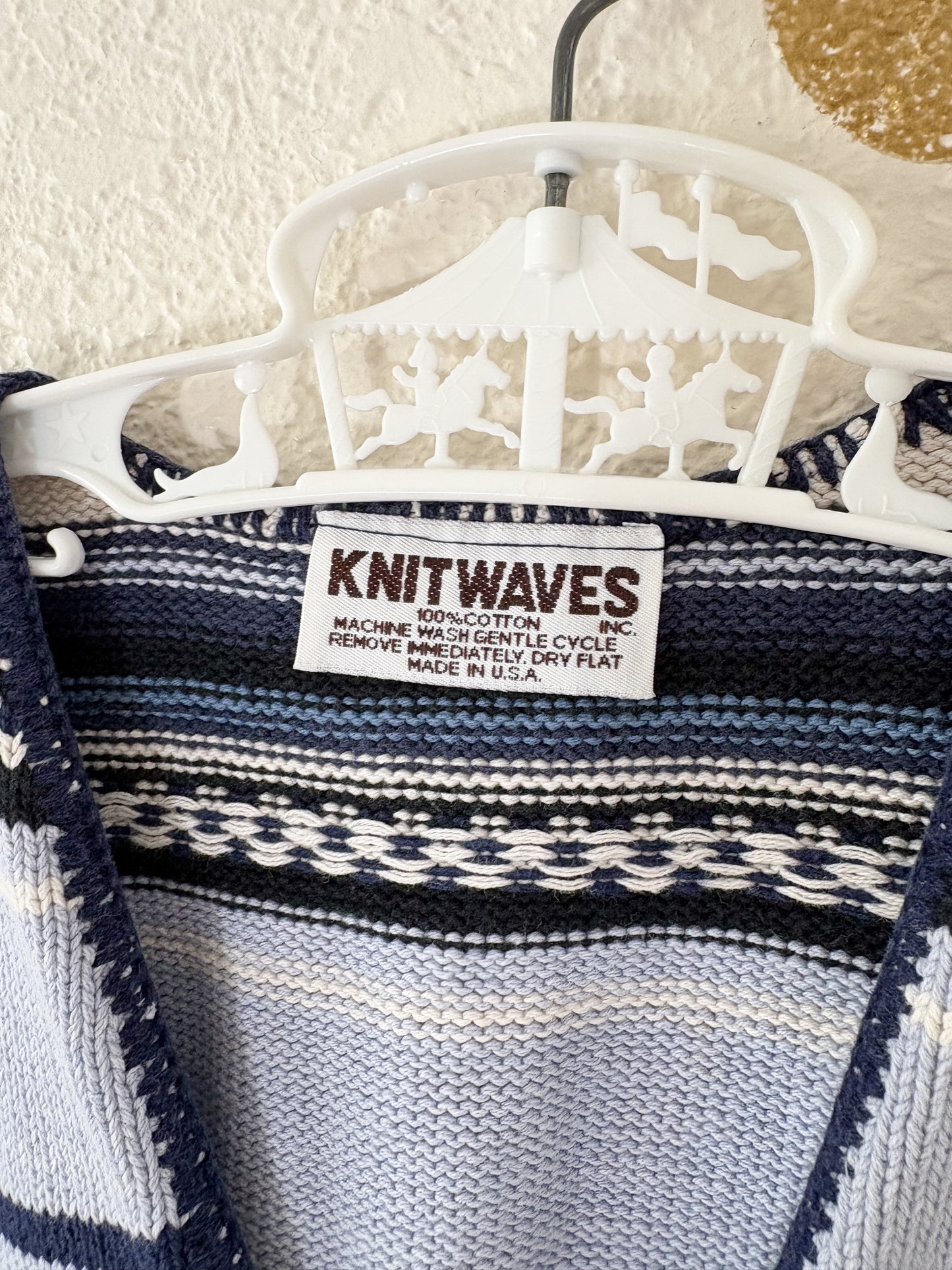 Vintage Knitwaves knit vest.