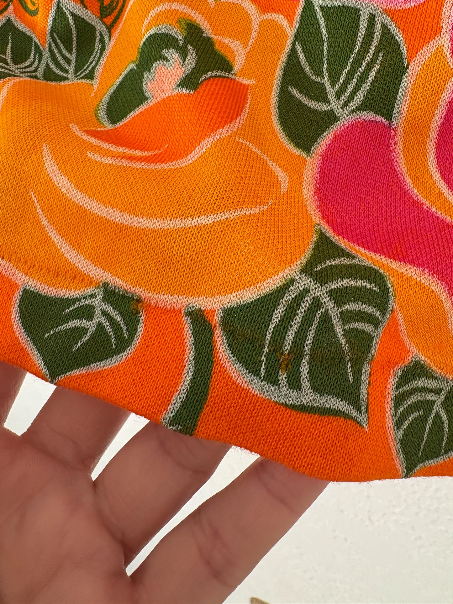 Vintage Caperknit 70s floral top.