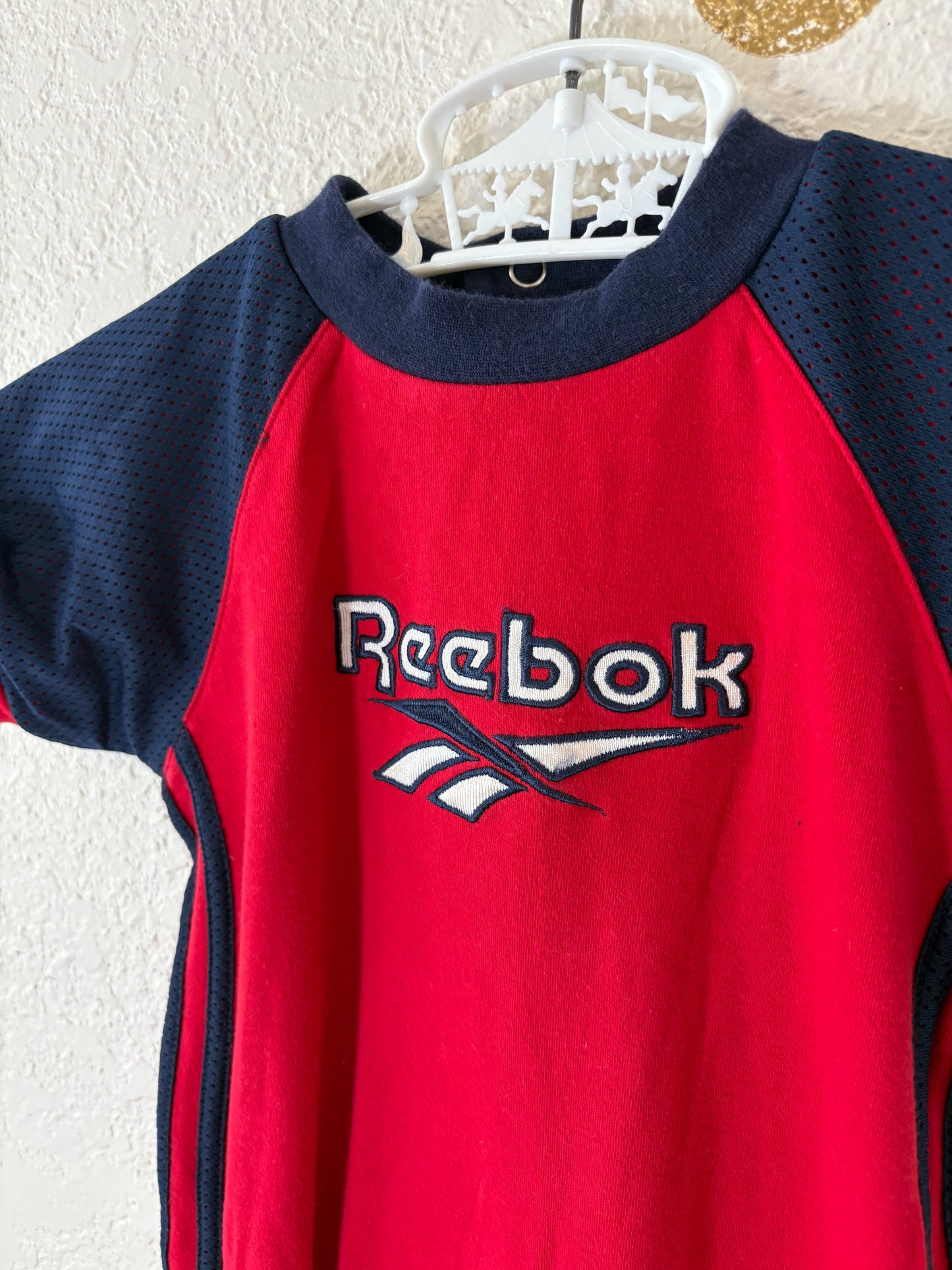 y2k Reebok toddler romper.