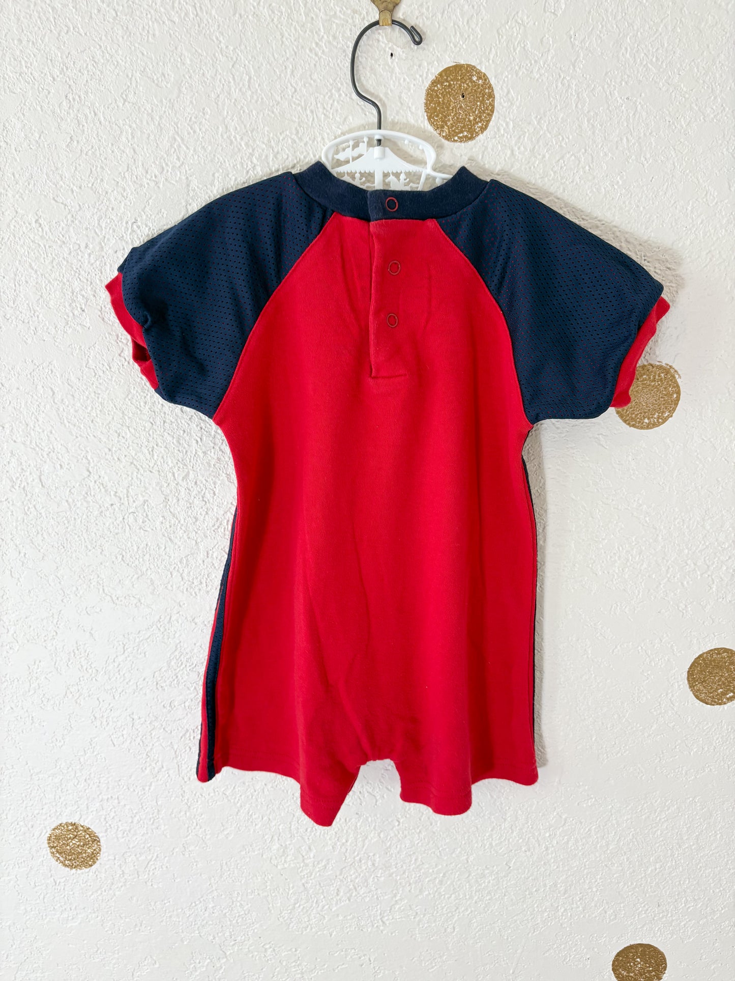 y2k Reebok toddler romper.