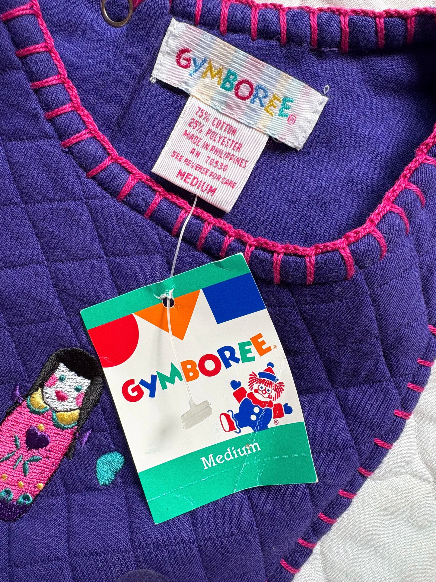 Deadstock vintage Gymboree pinafore dress.