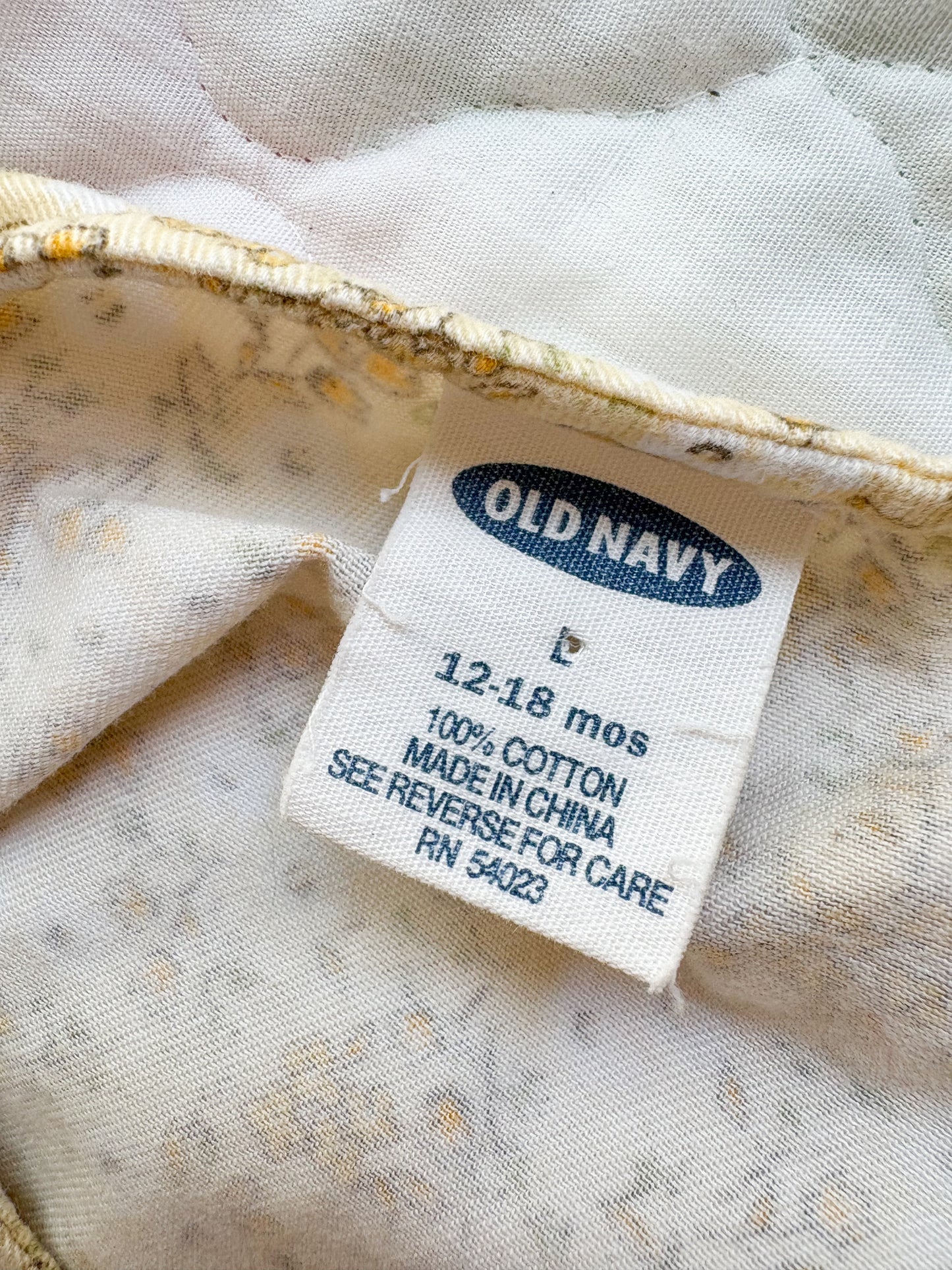 Vintage Old Navy floral baby dress.