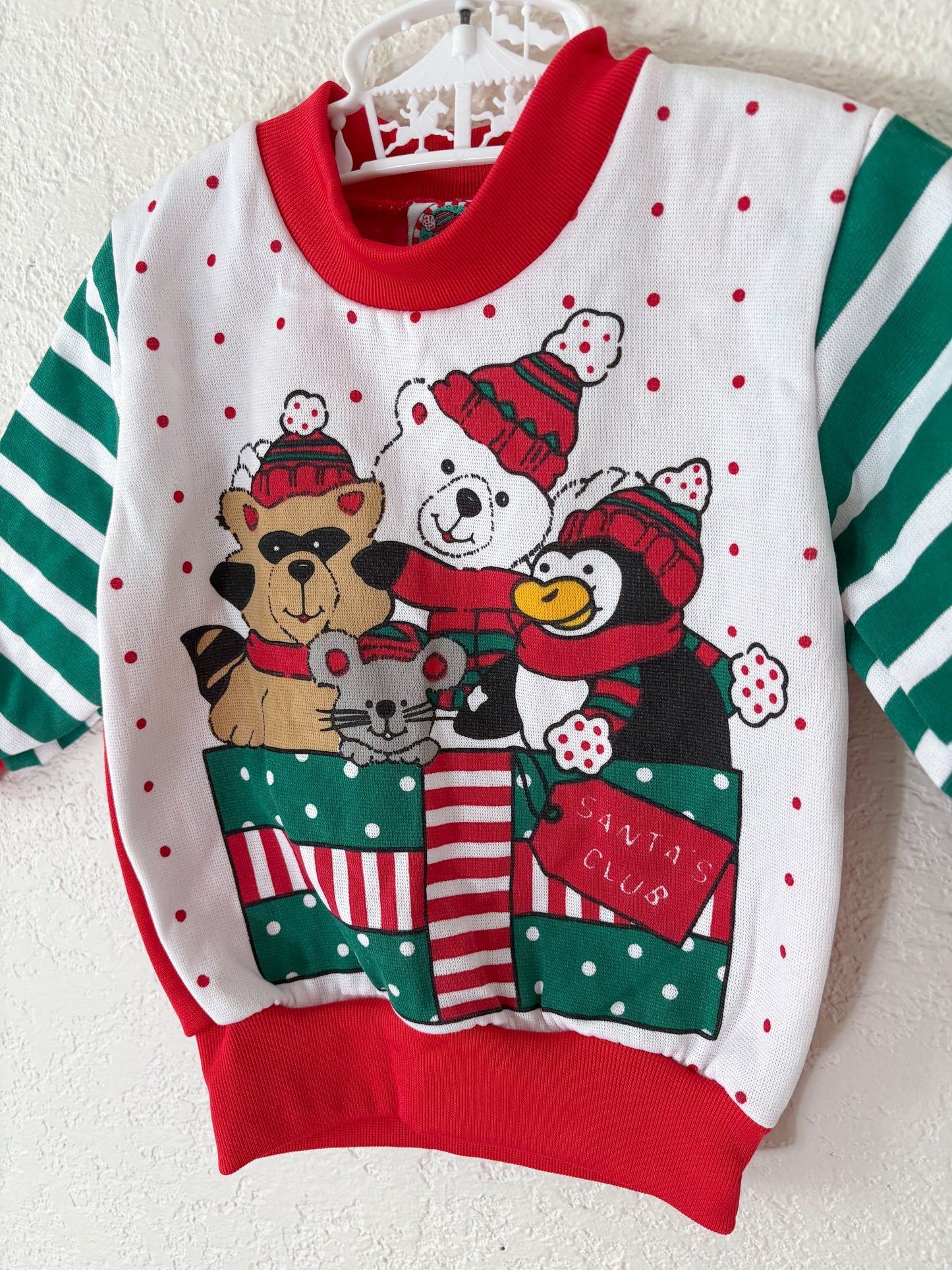 Vintage Santa's Club toodler tracksuit set.