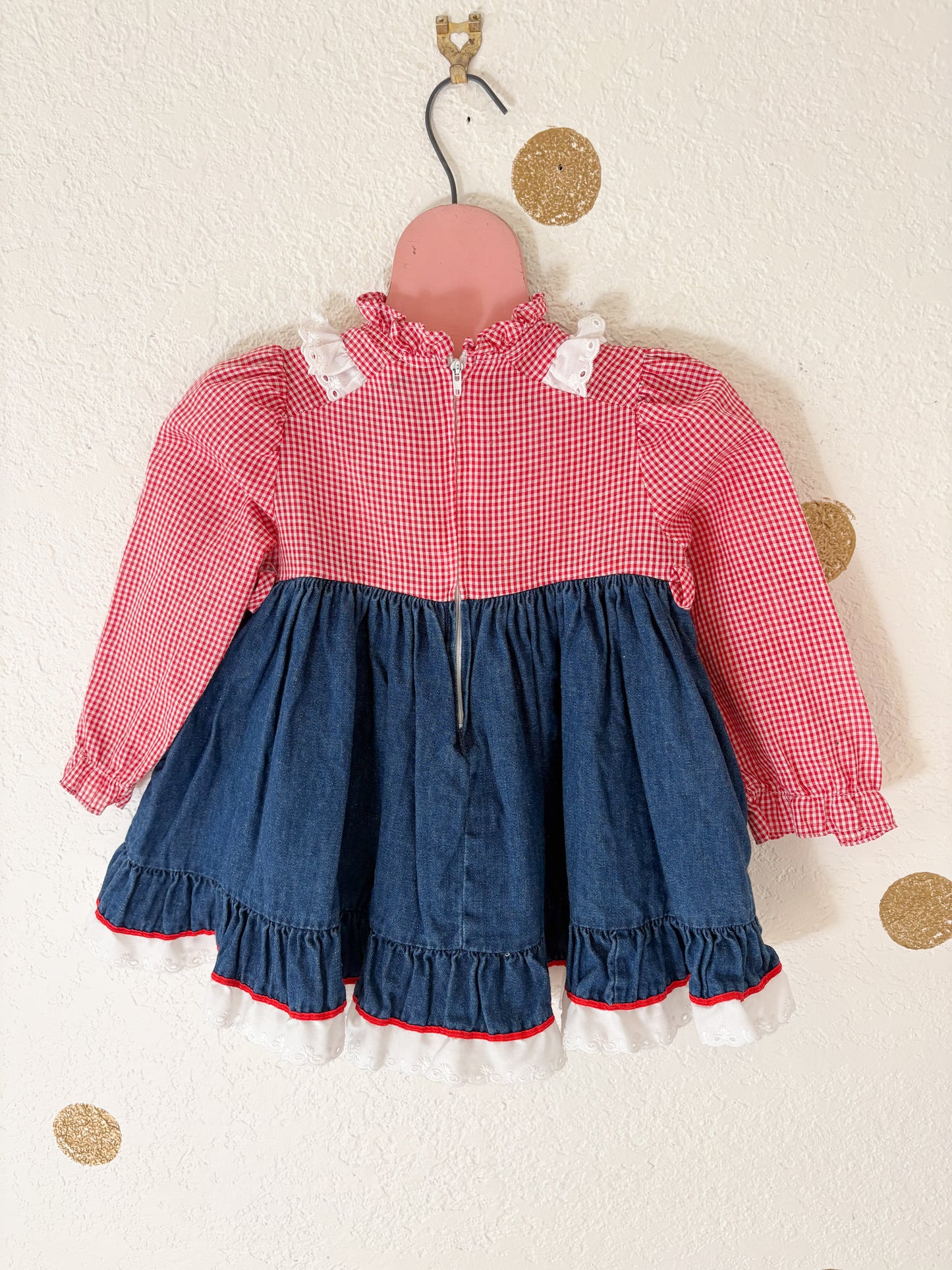 Vintage Youngland prairie toddler dress.