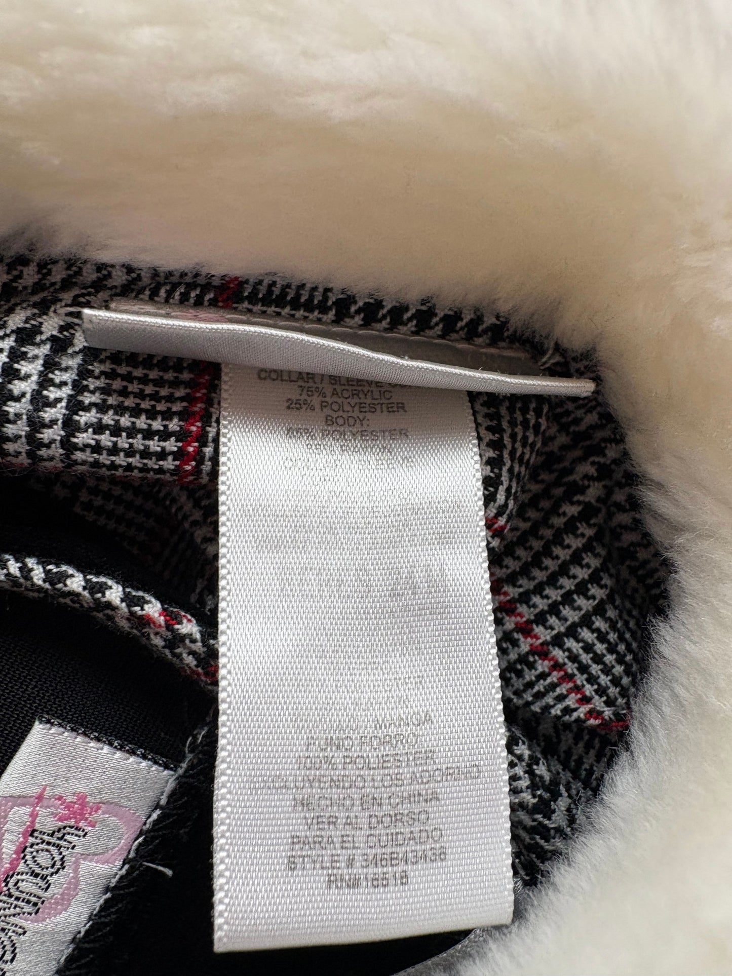 Y2K plaid toddler dress and coat set.