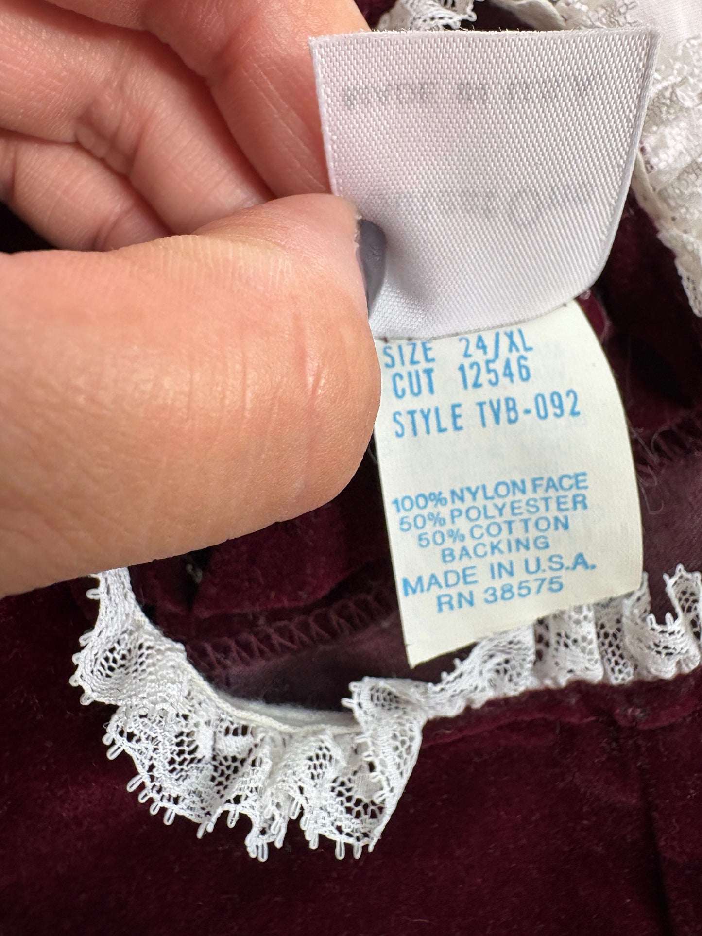 Vintage Cutest One velvet baby dress/tunic.