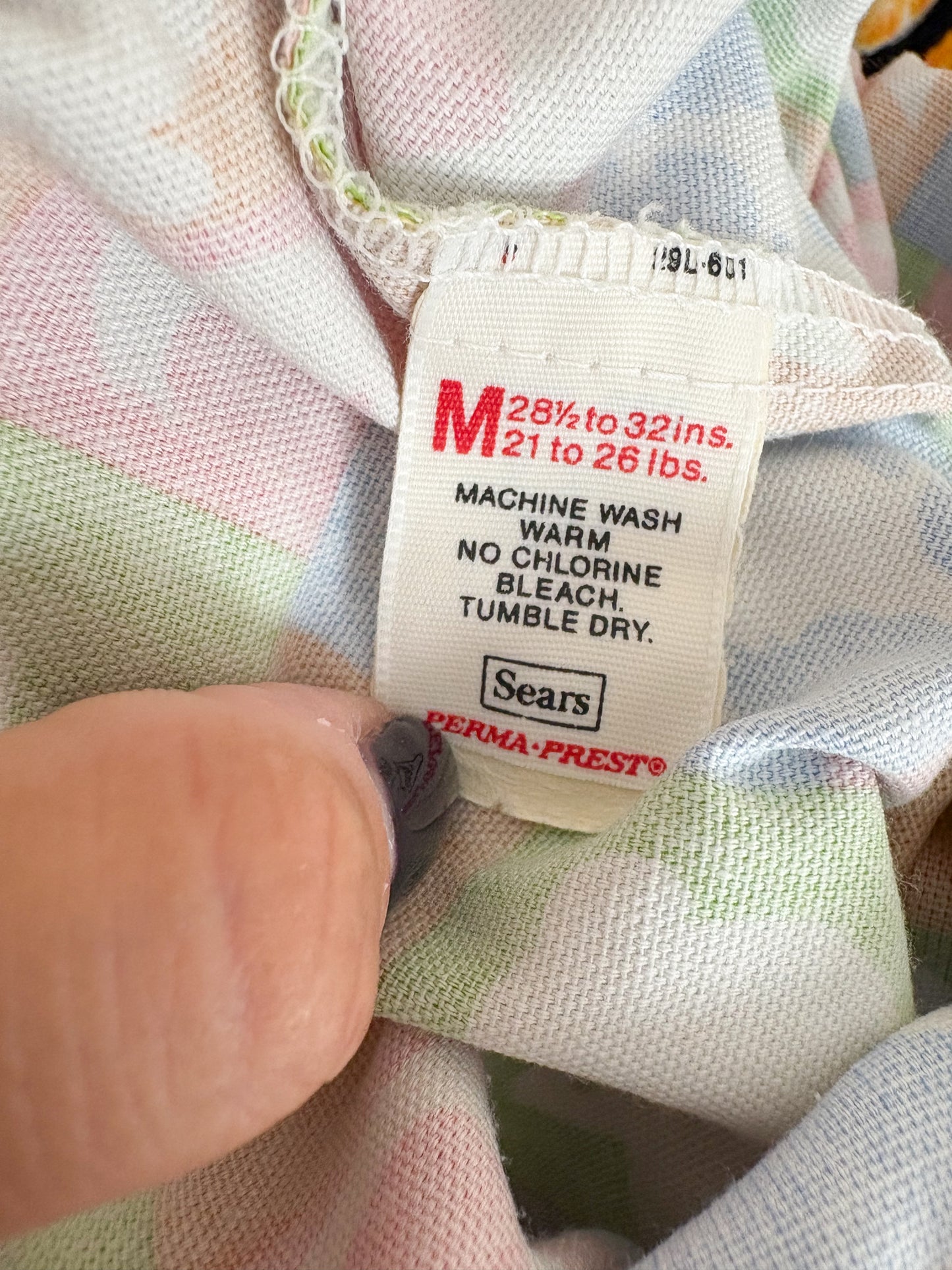 Vintage Sears cottagecore baby romper.