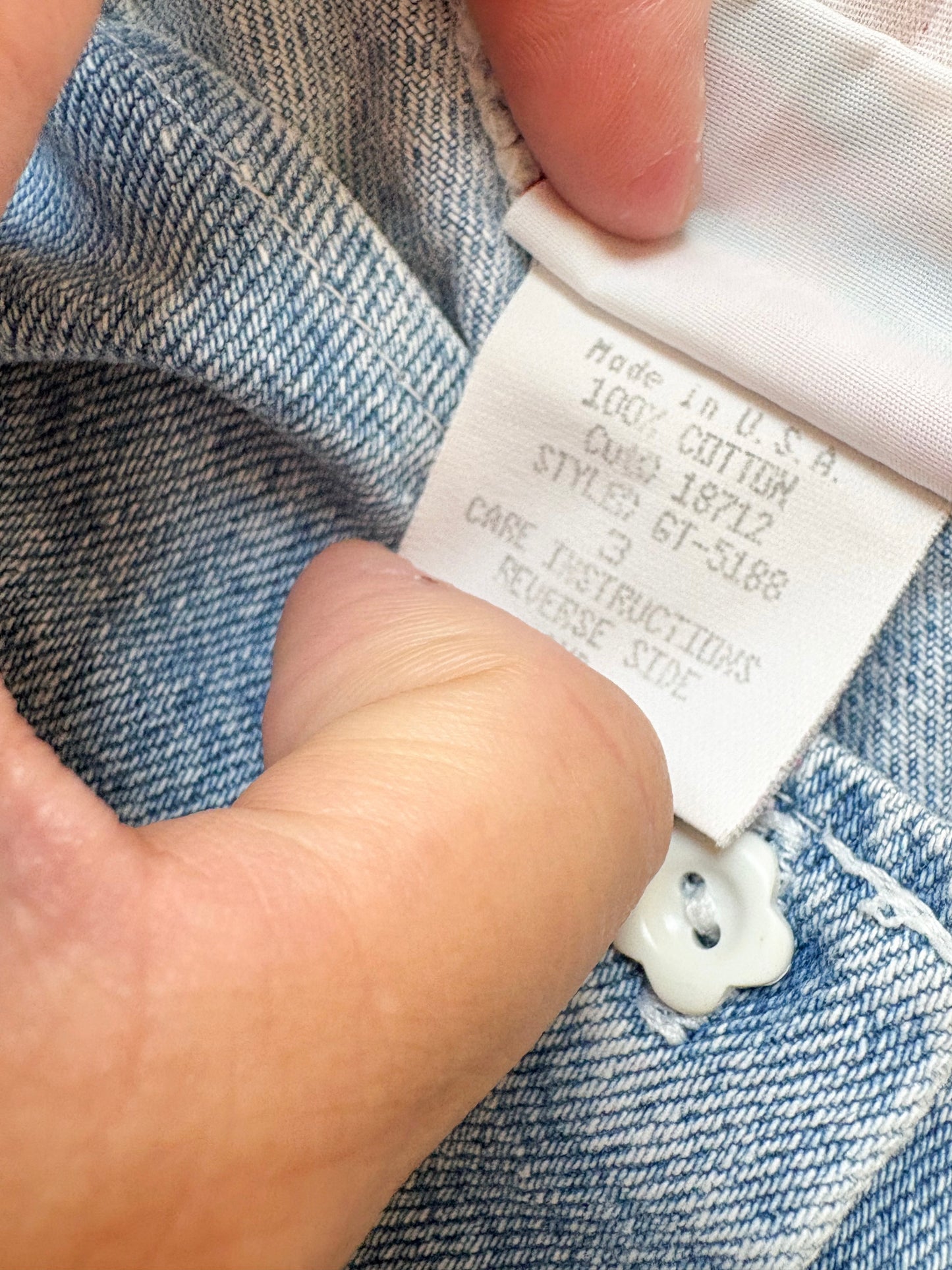 Vintage Cherokee toddler denim dress/tunic.