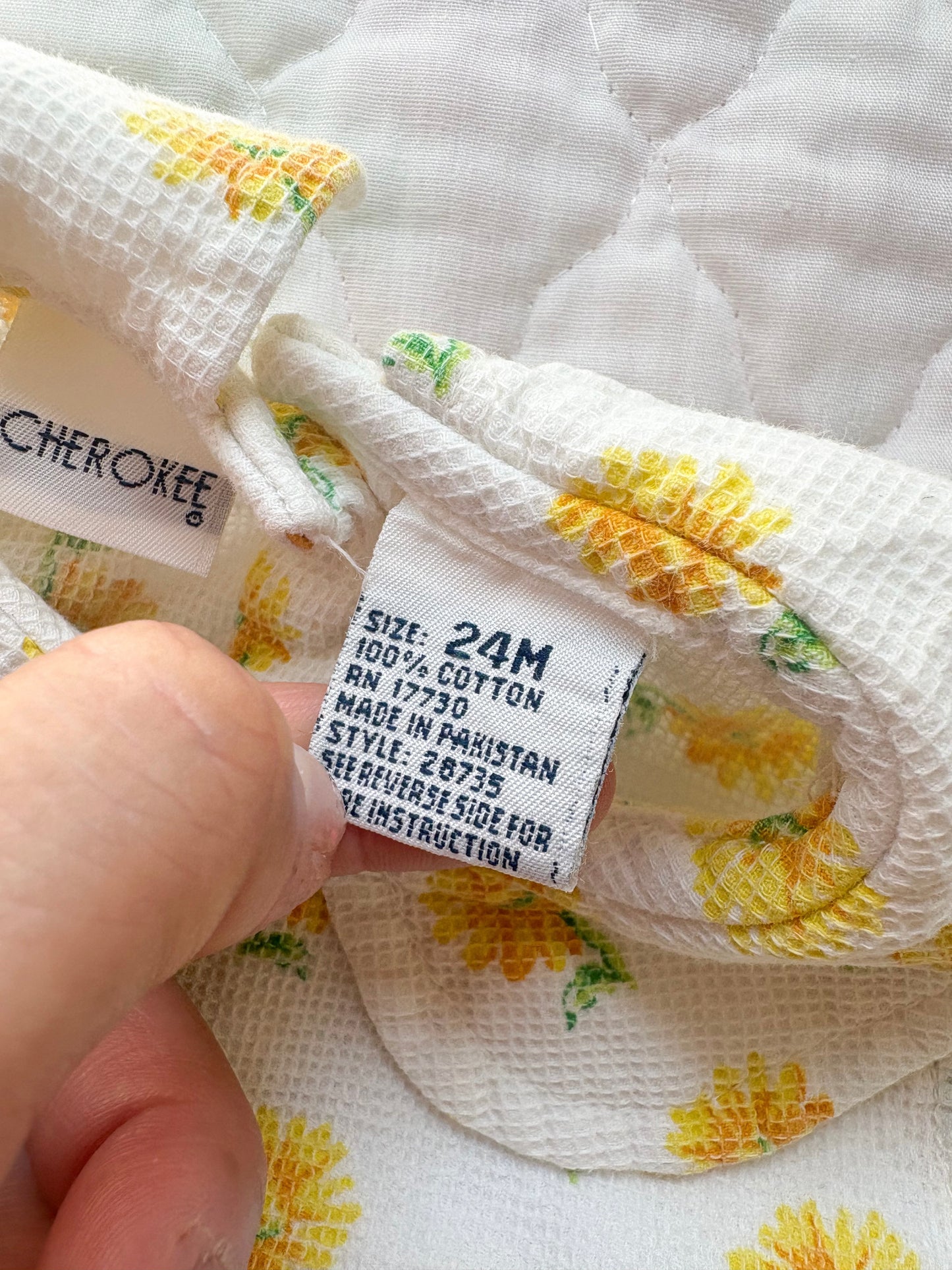 y2k Cherokee AOP floral toddler dress.