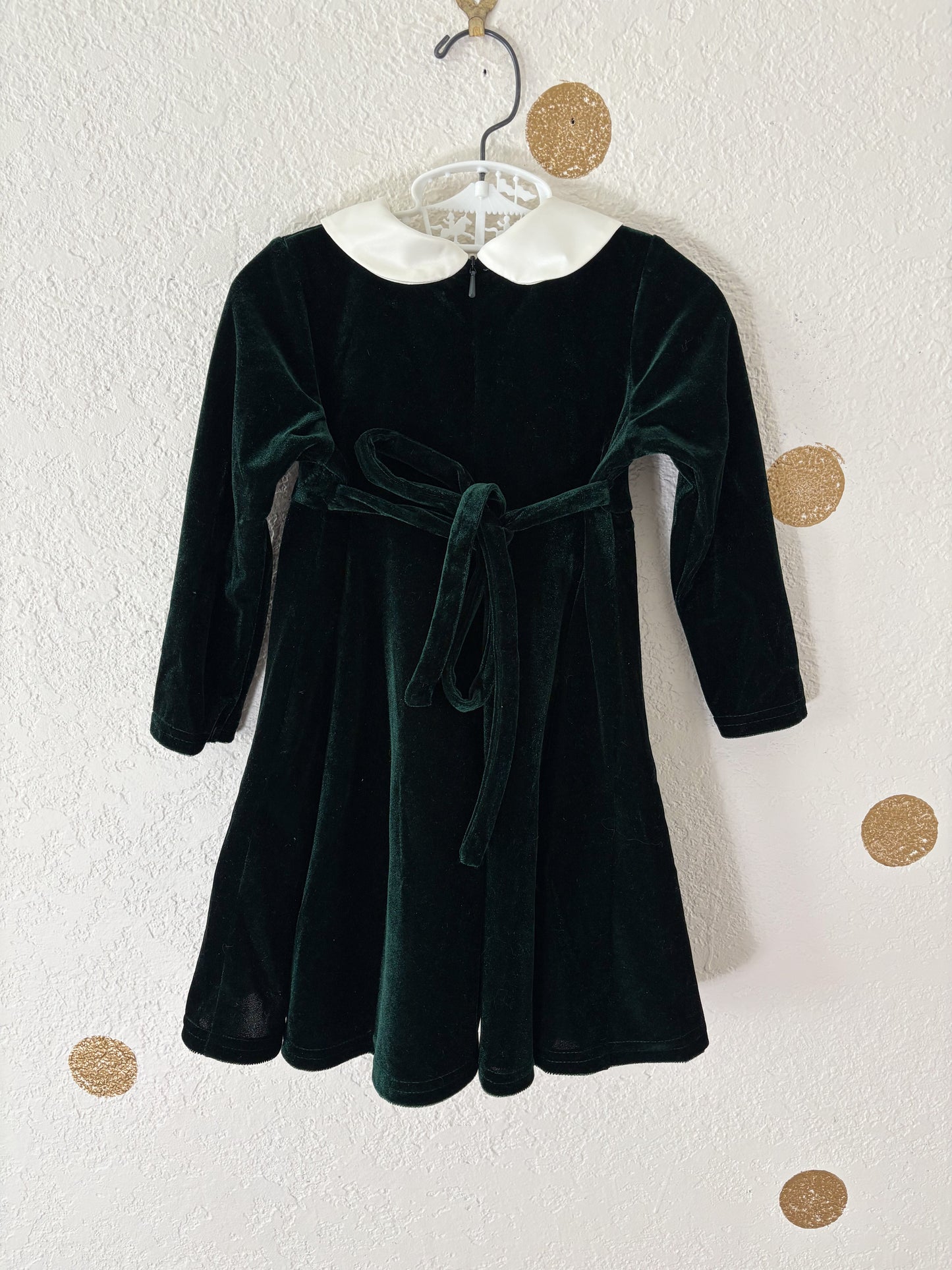 Vintage/y2k GoodLad velour toddler dress.