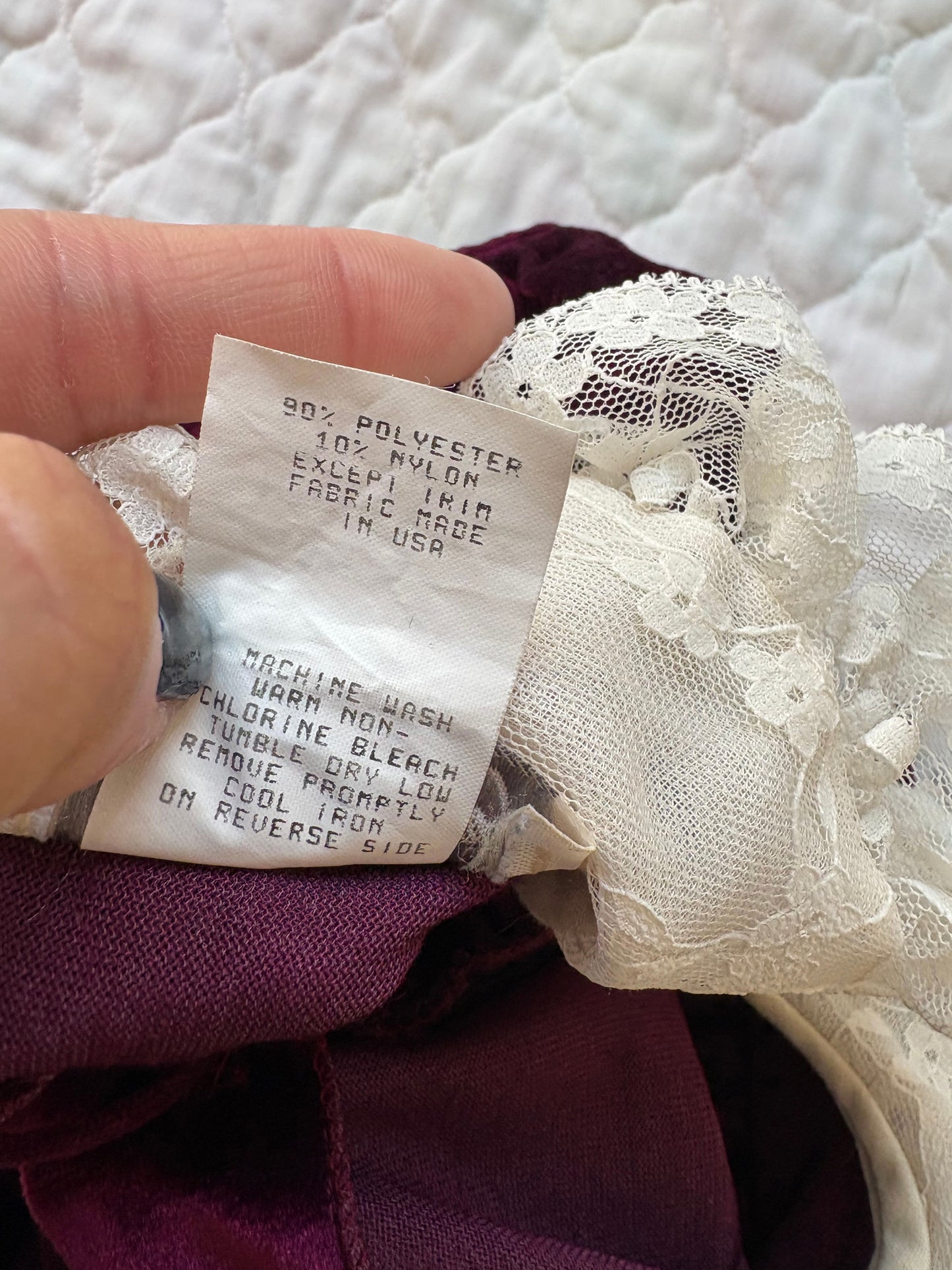 Vintage Rare Editions velour baby romper.