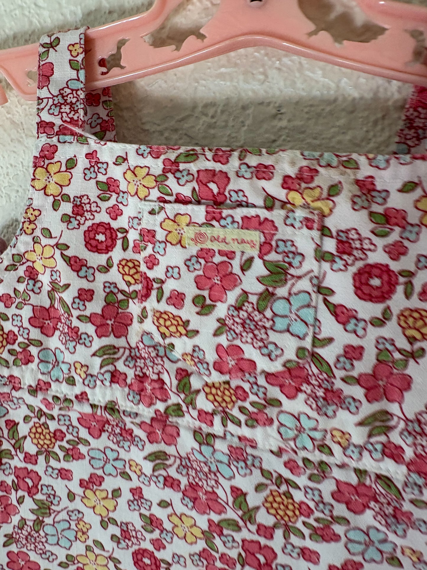 Vintage Old Navy wrap floral baby dress.