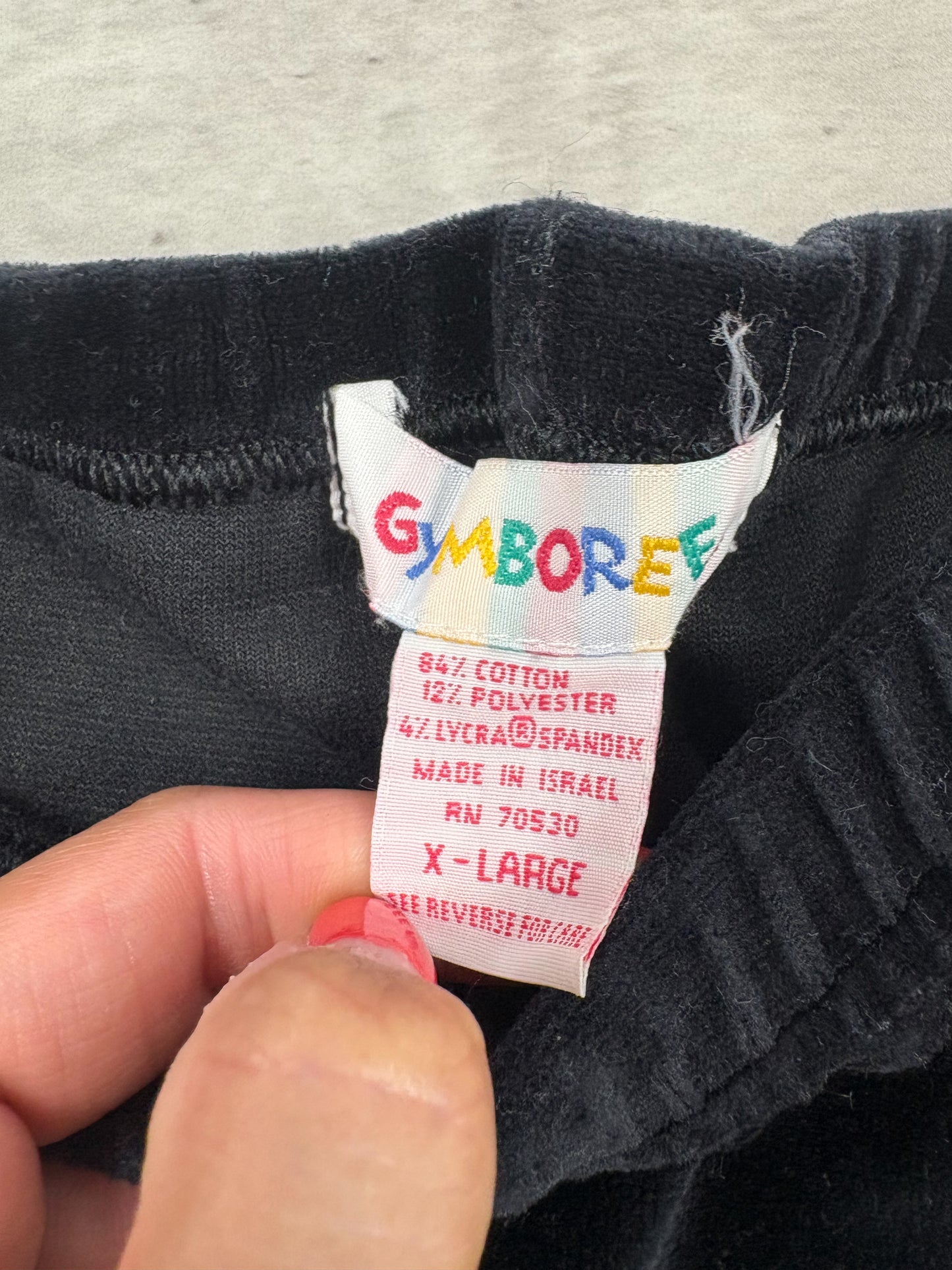 Vintage Gymboree velour leggings.