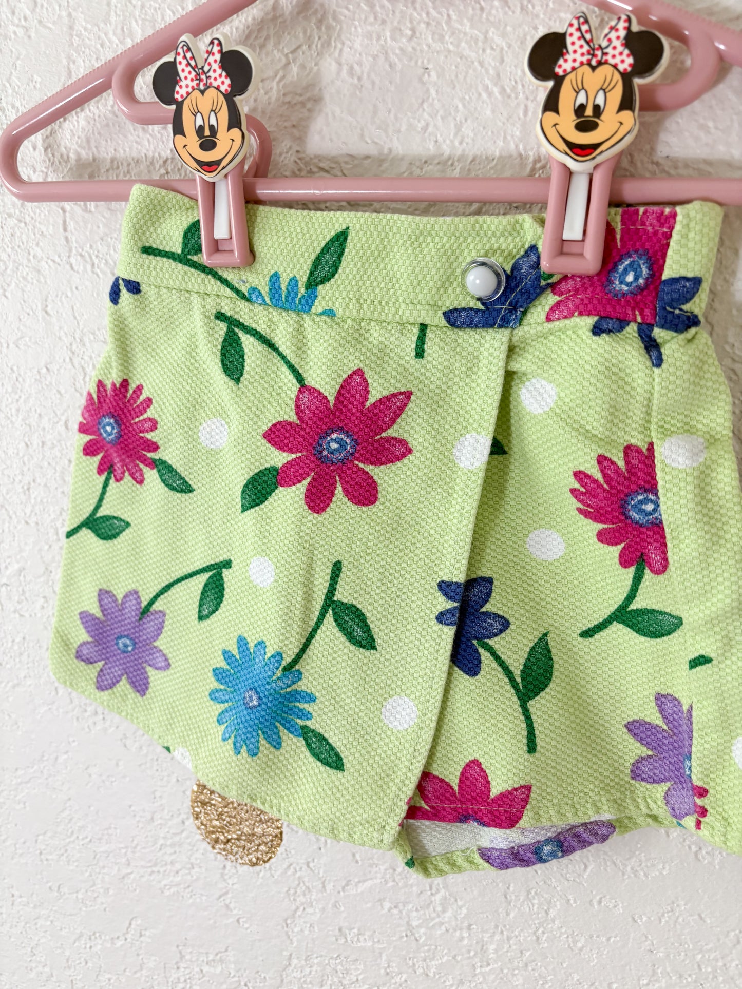 Vintage Sprockets floral toddler 2 piece set.