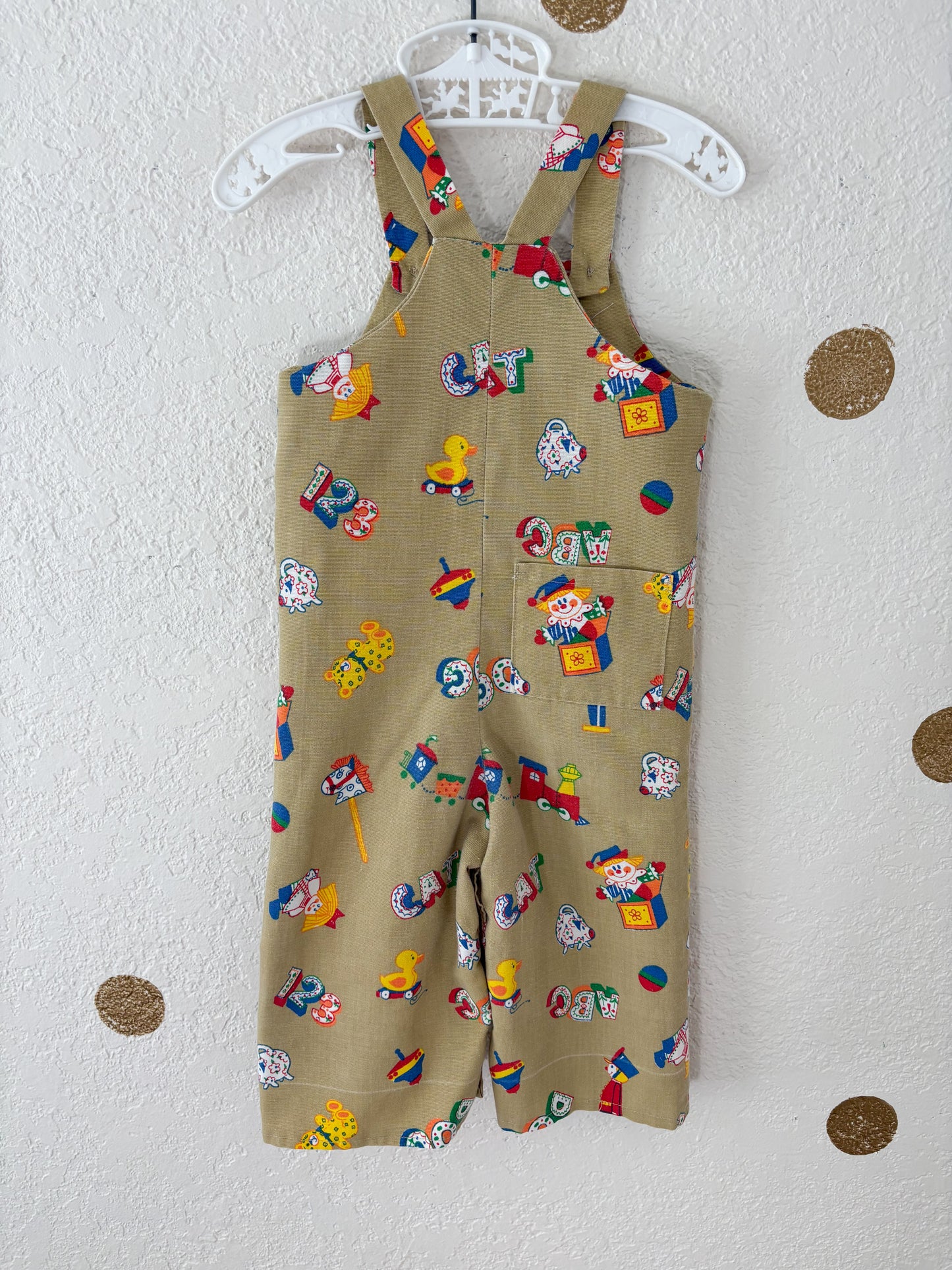 Homemade vintage GN baby romper.