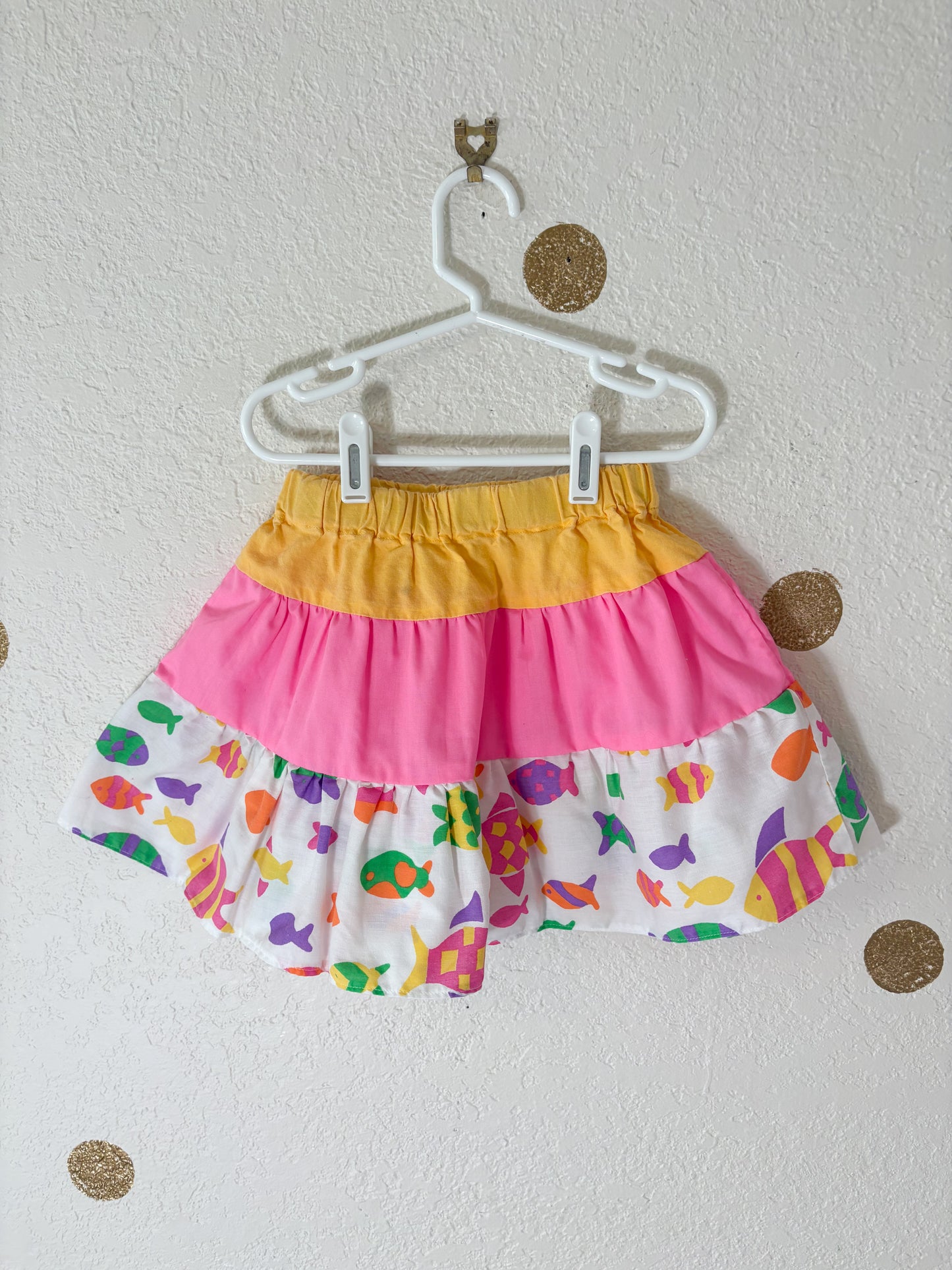 Homemade funky fish skirt.