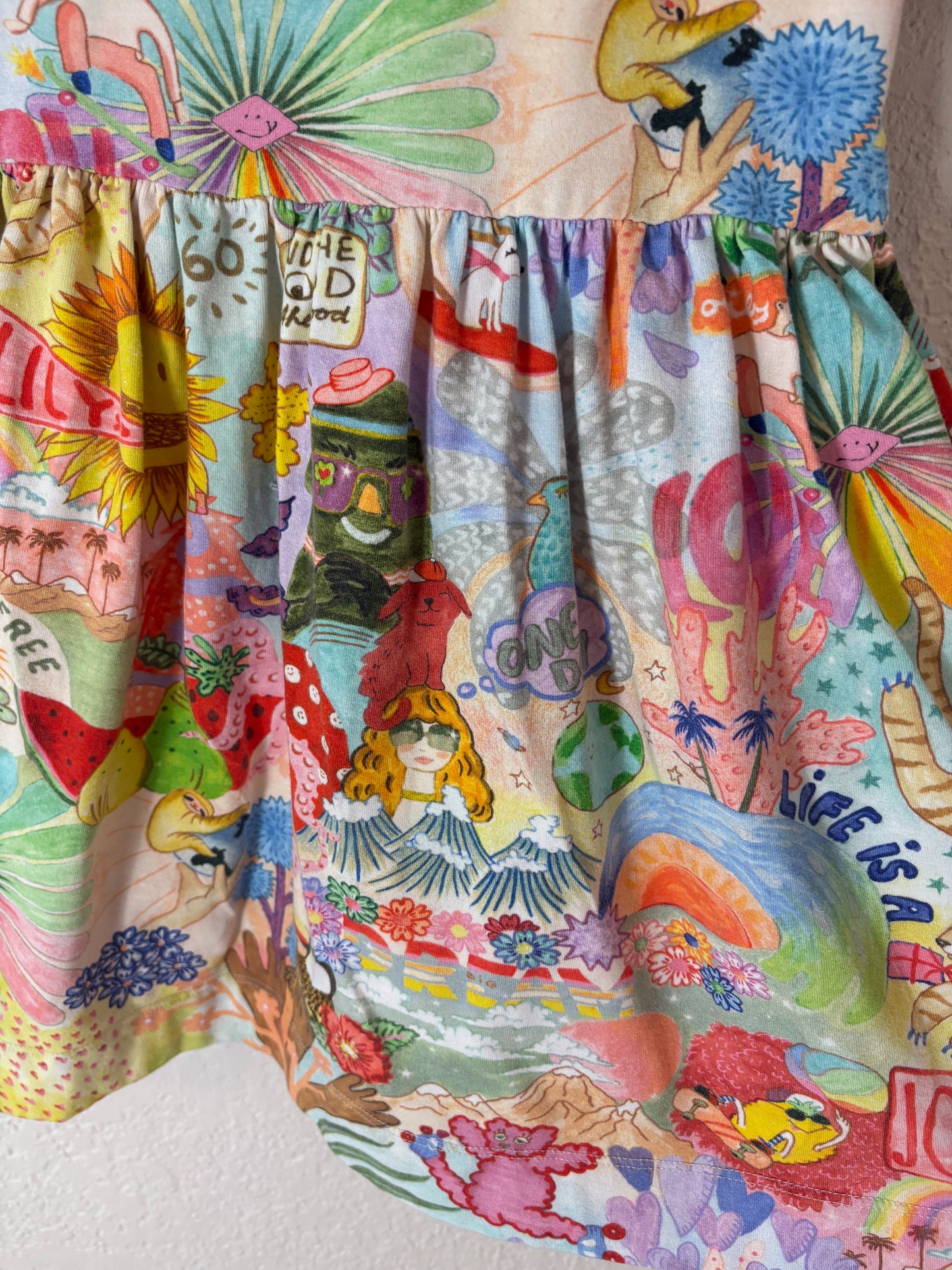 Modernish Oilily AOP dress.
