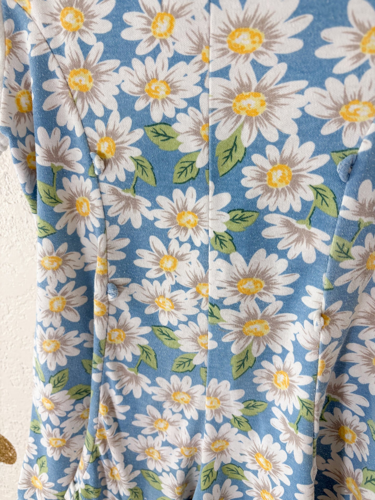 Vintage Girls on - the - go floral romper.