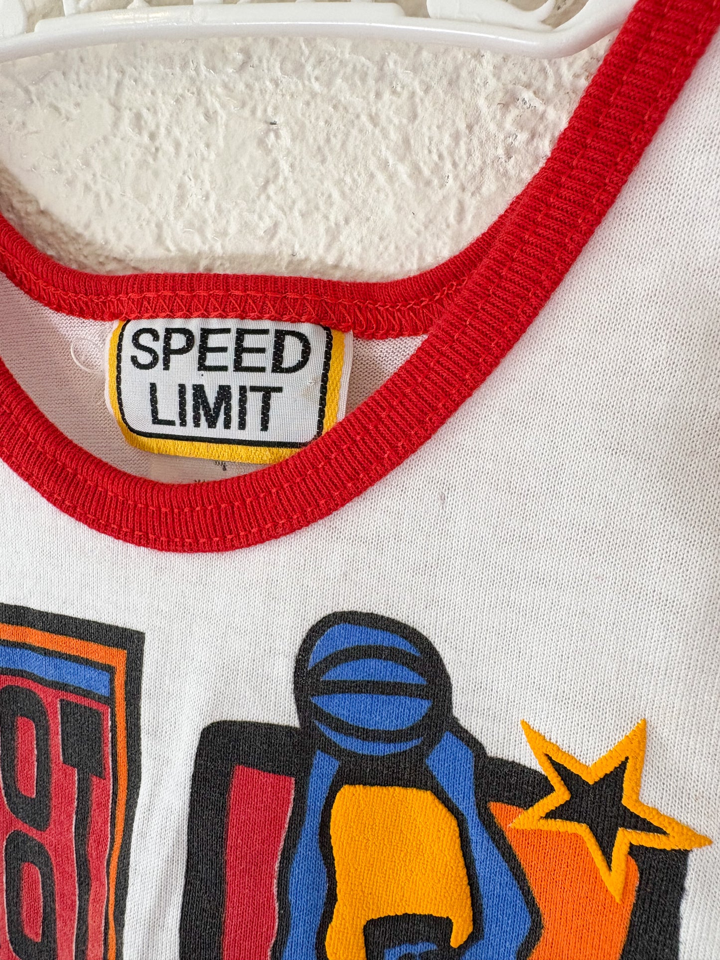 Vintage Speed Limit funky toddler 2 piece set.
