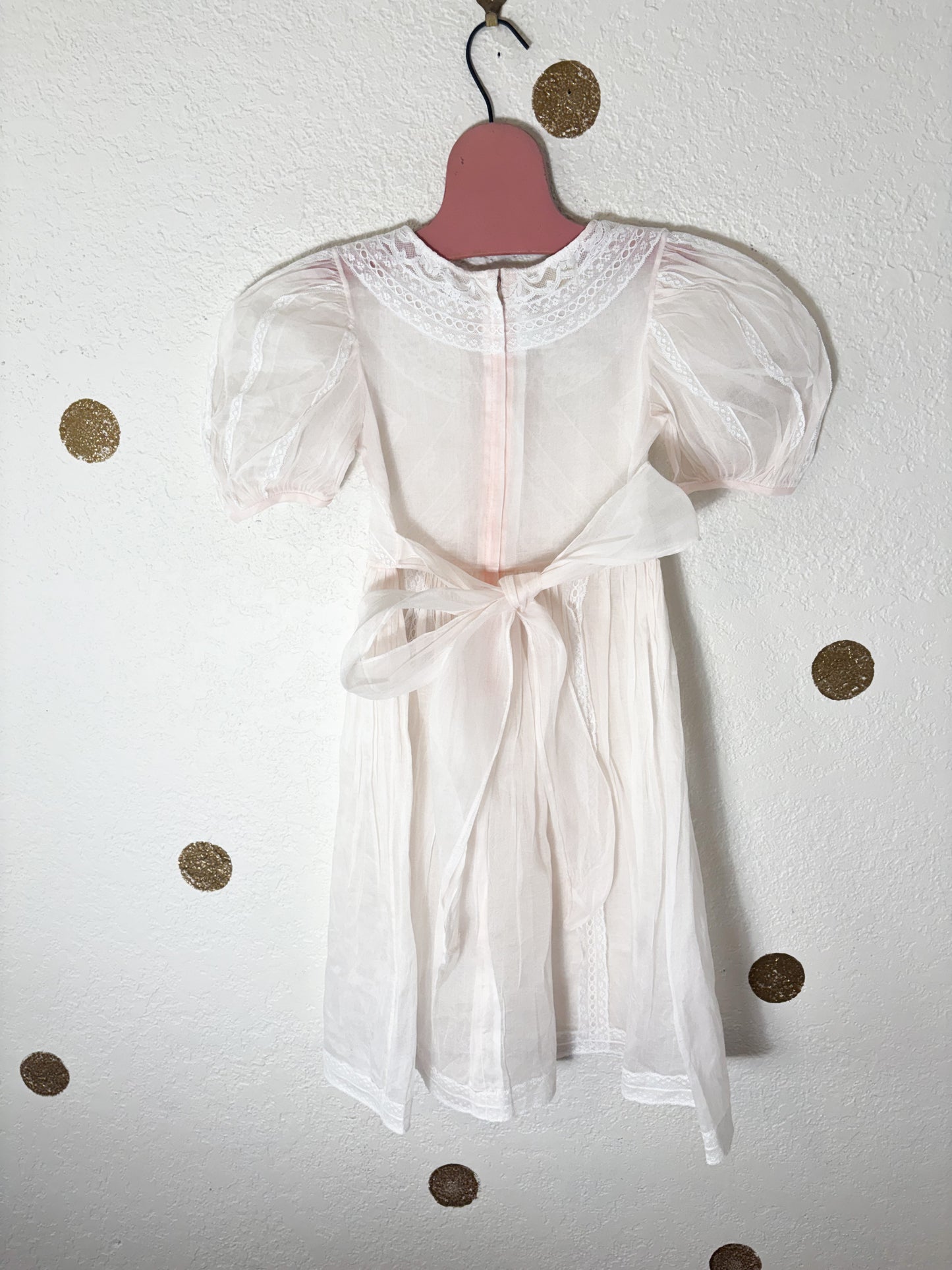 Vintage Malley & Co Dallas sheer dress.