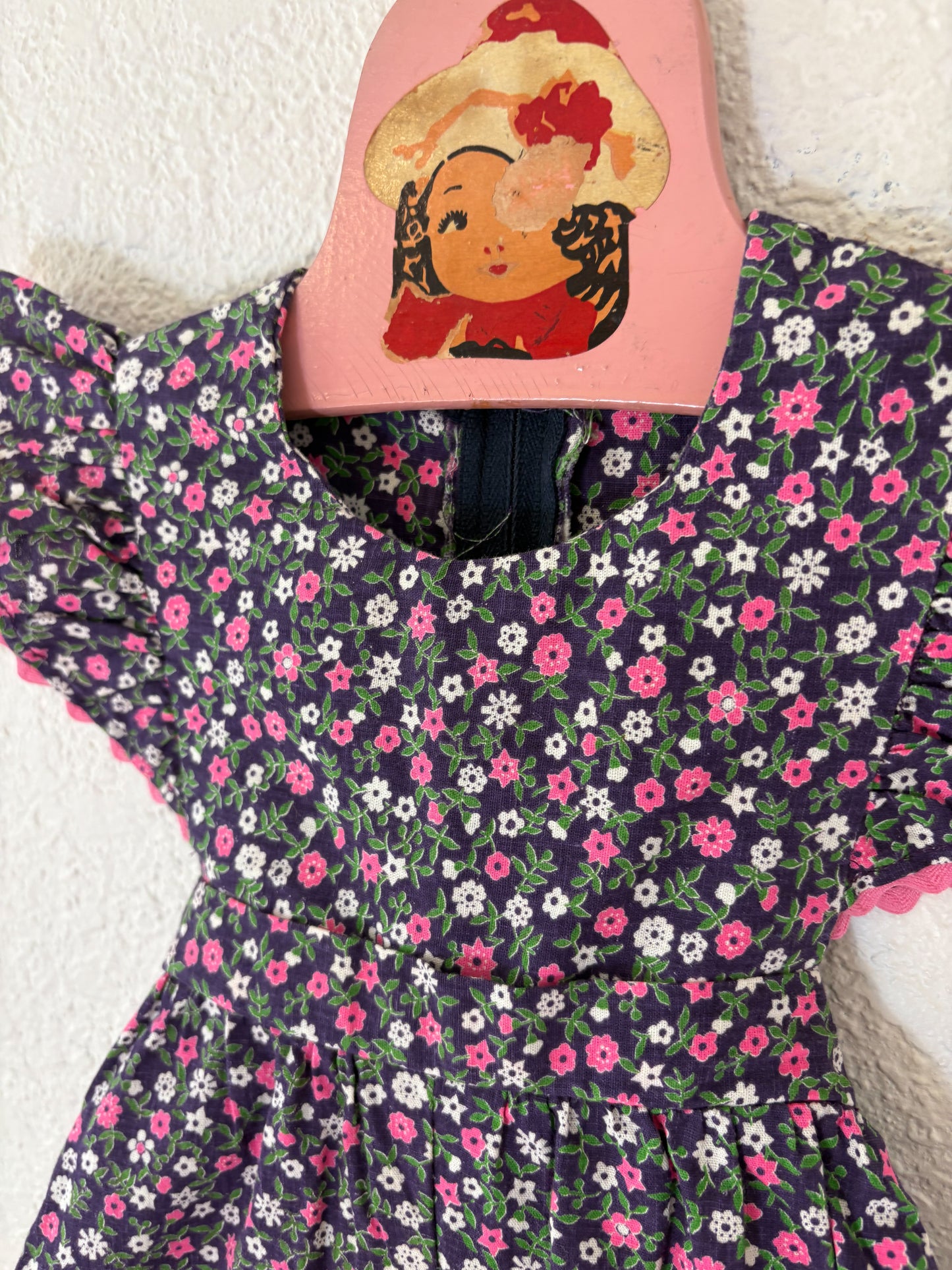 Homemade vintage baby romper.
