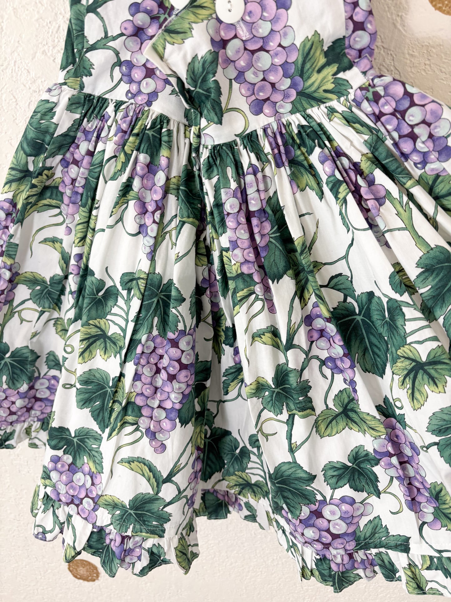Vintage Plum Pudding AOP full circle dress.