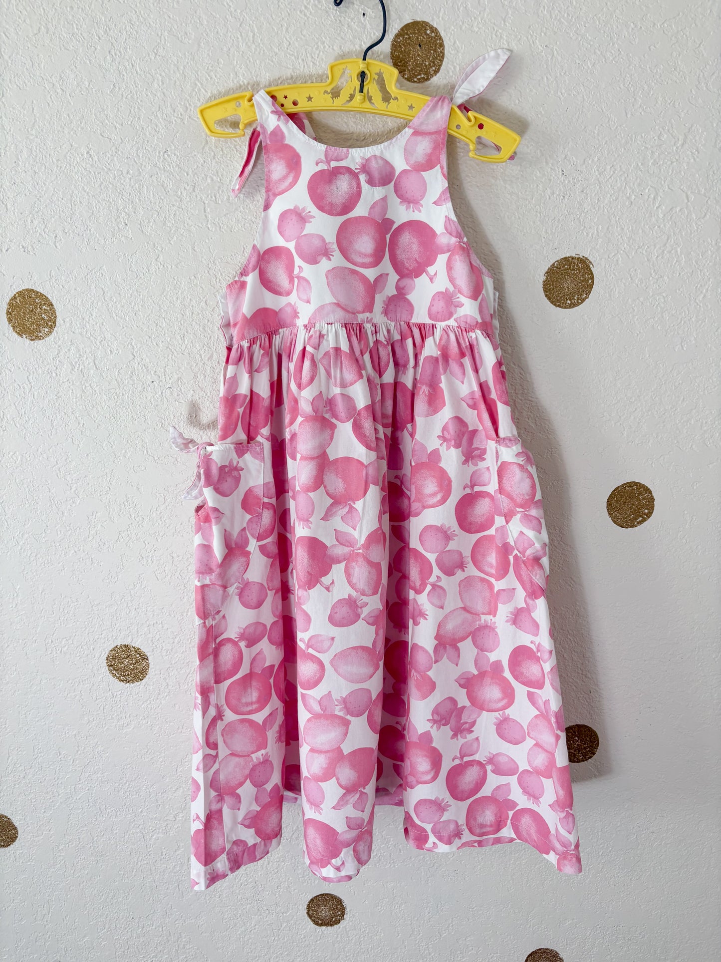 Vintage Comme Une Image French bean AOP fruit dress.