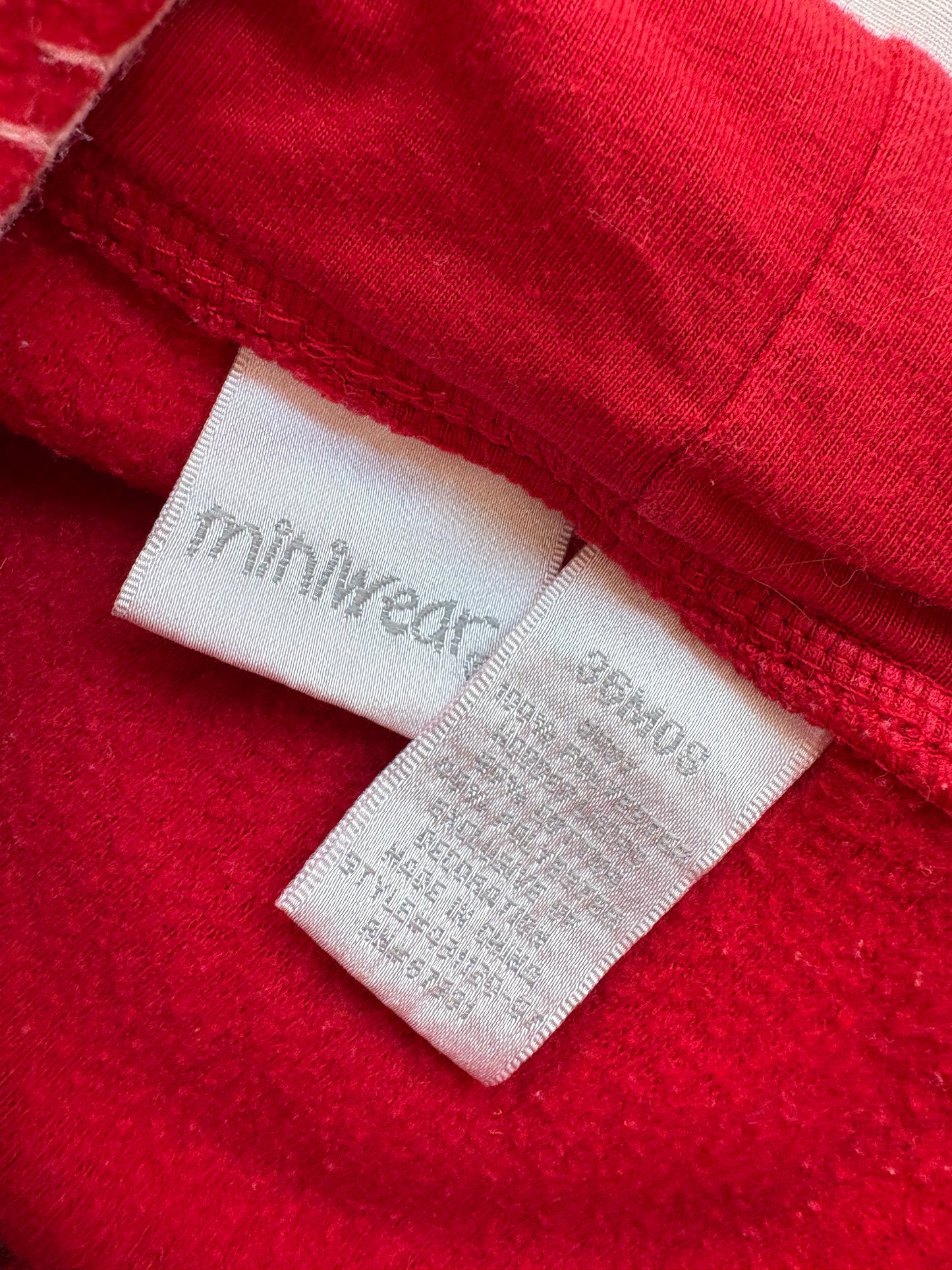 Y2K MiniWear fleece hoodie.