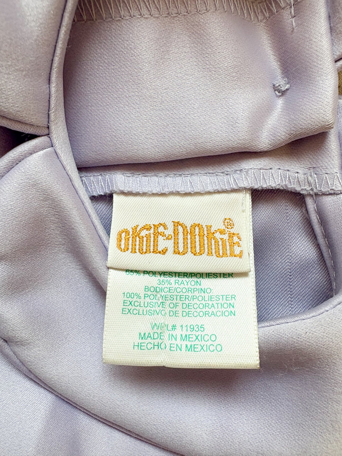 Deadstock vintage Okie Dokie toddler dress.
