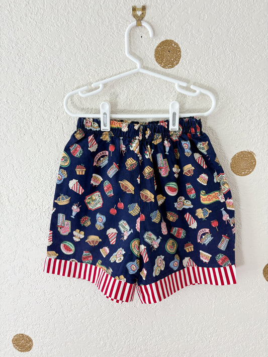 Homemade vintage AOP GN shorts.