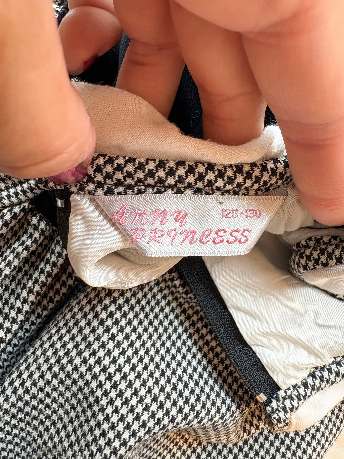 Anny Princess boutique plaid dress.