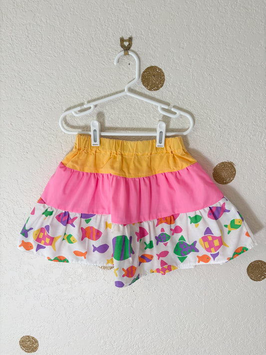 Homemade funky fish skirt.