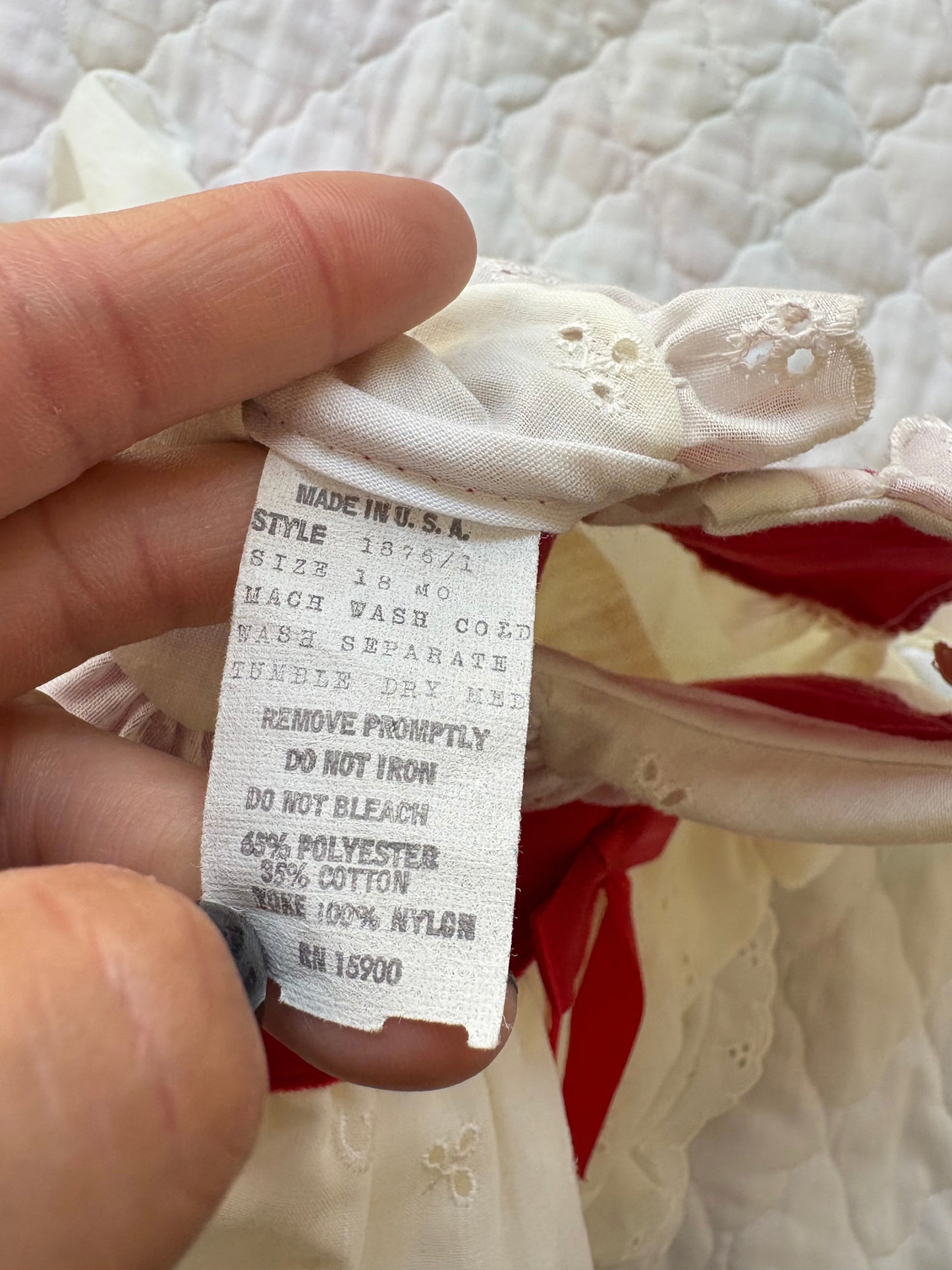 Unbranded vintage baby dress/tunic.