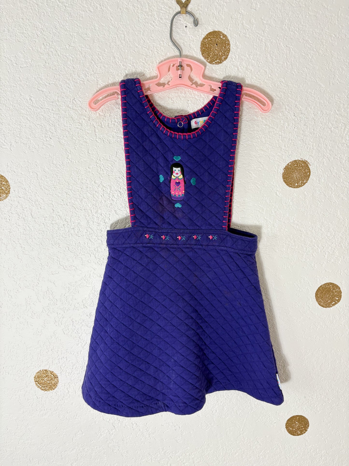 Vintage Gymboree pinafore dress.