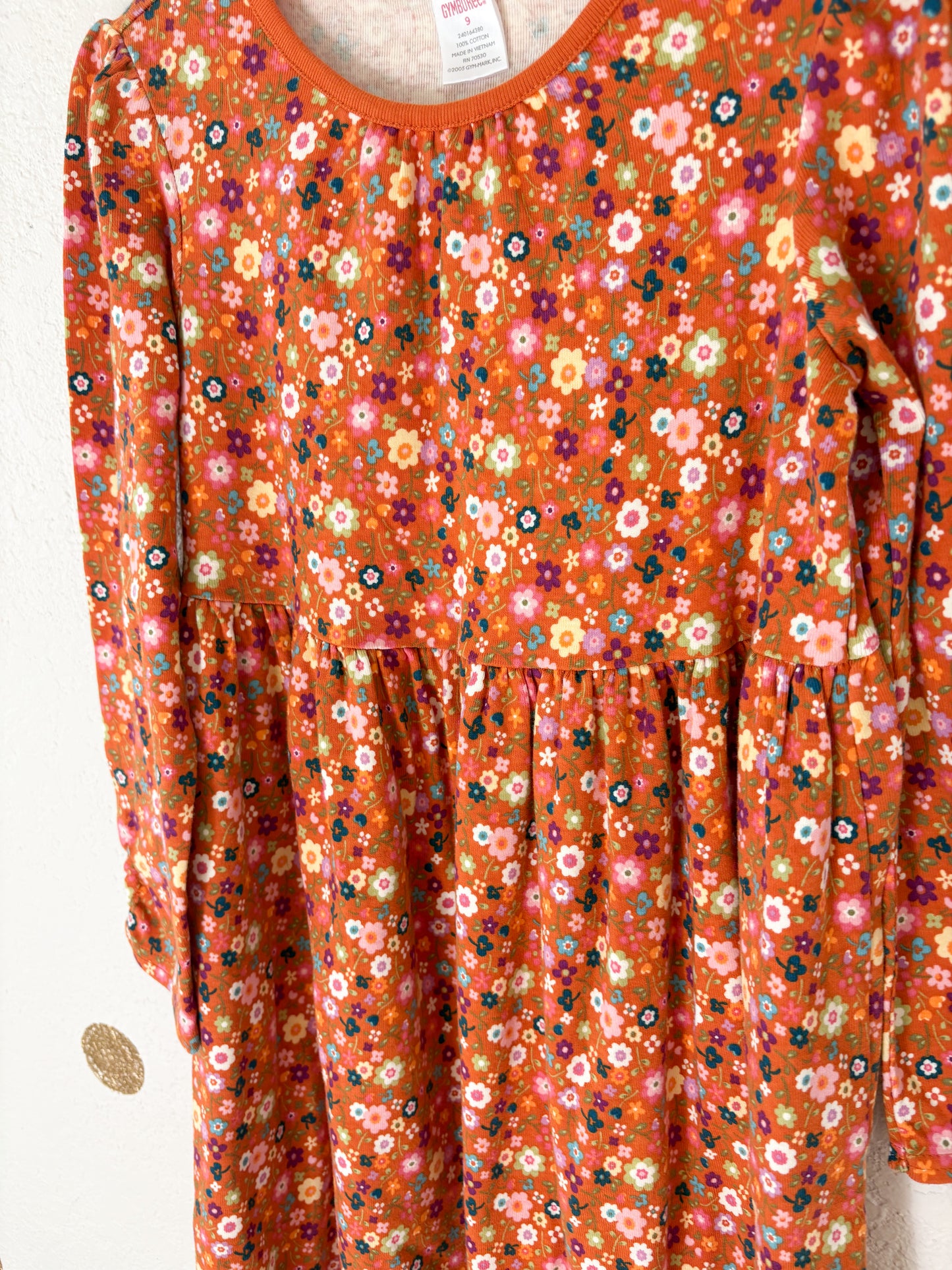NWT y2k Gymboree older girl floral dress.