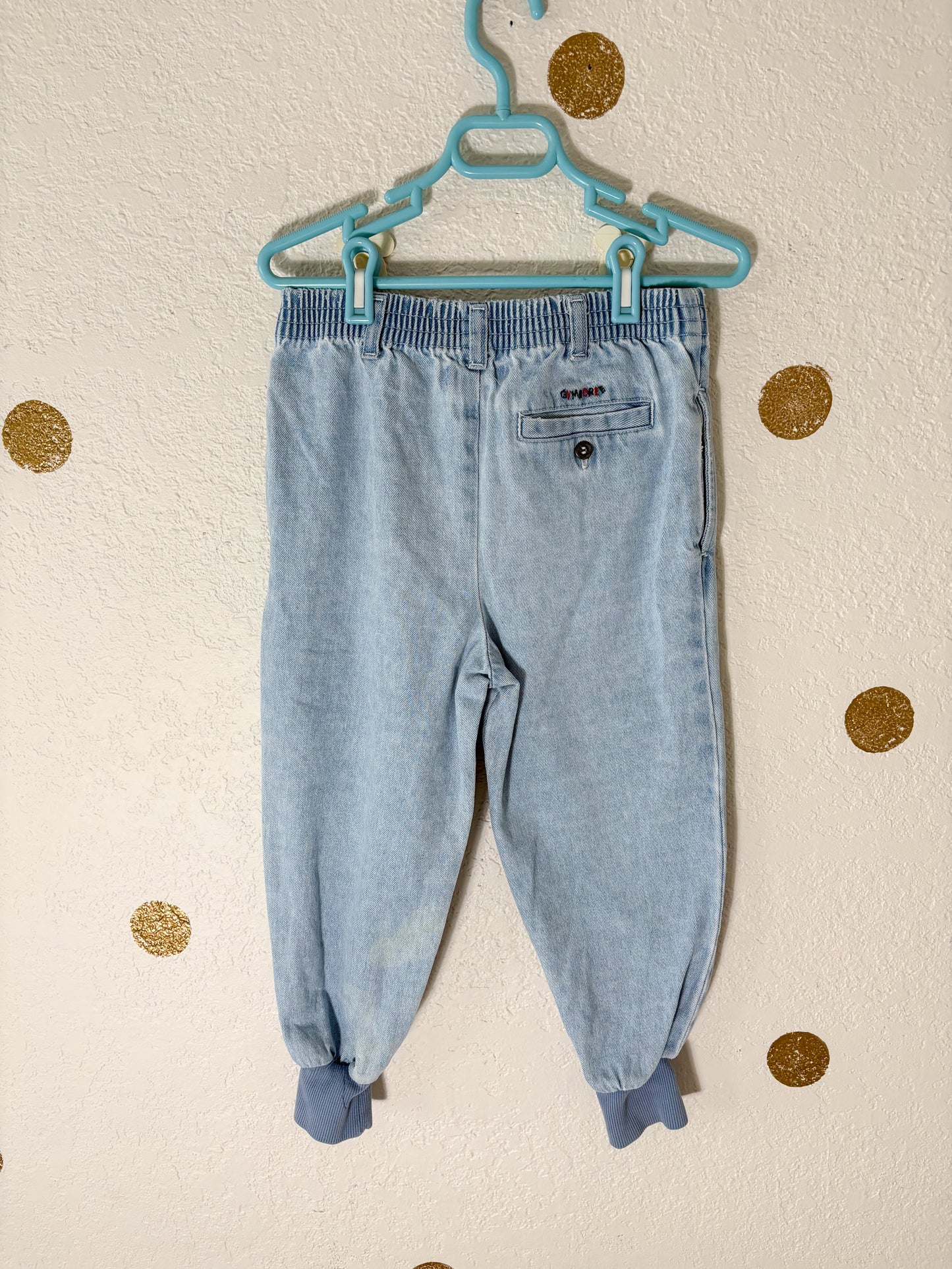 Vintage Gymboree light wash denim pants.